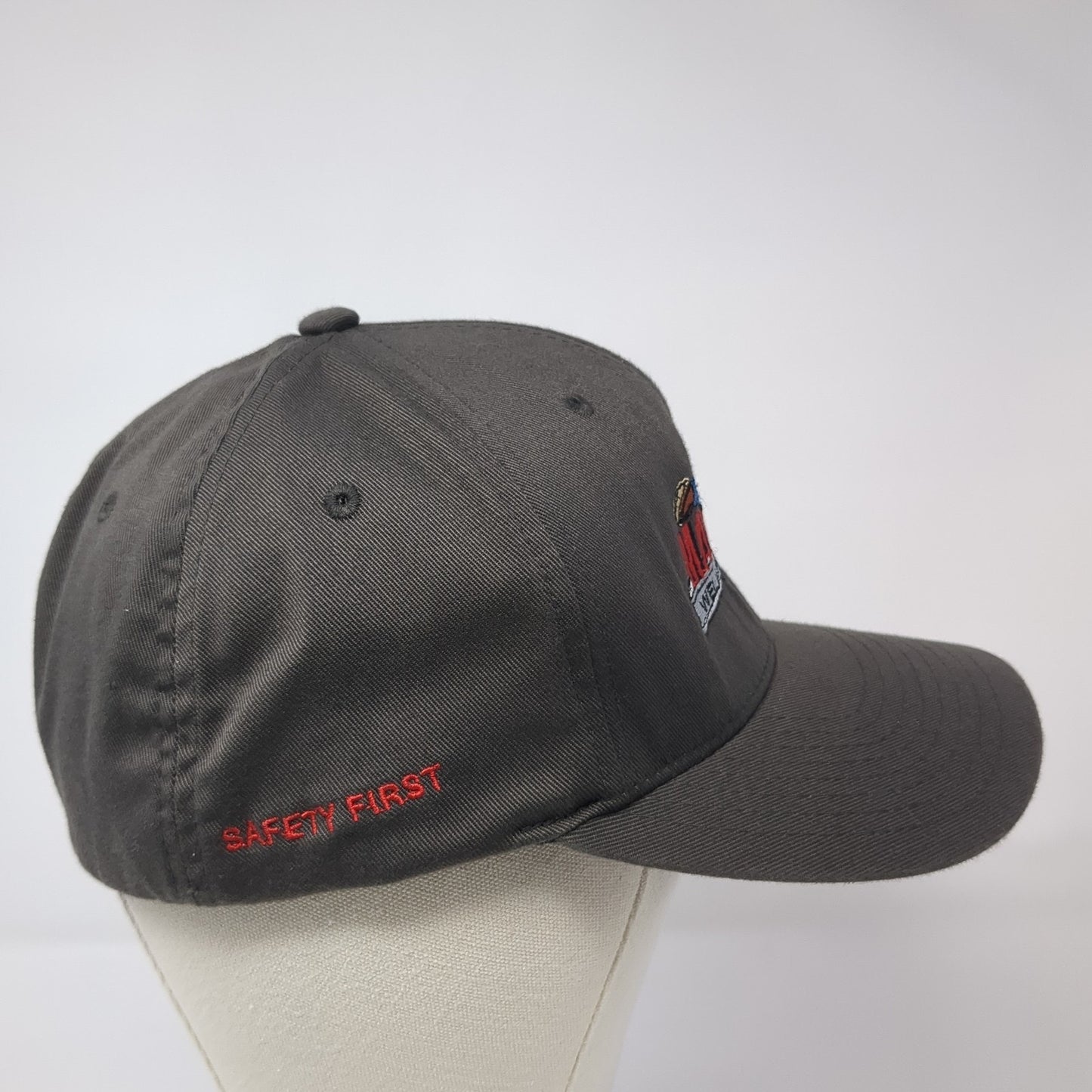 Mansell Welding Inc. Fitted Hat Gray XL Embroidered Flexfit Yupoong