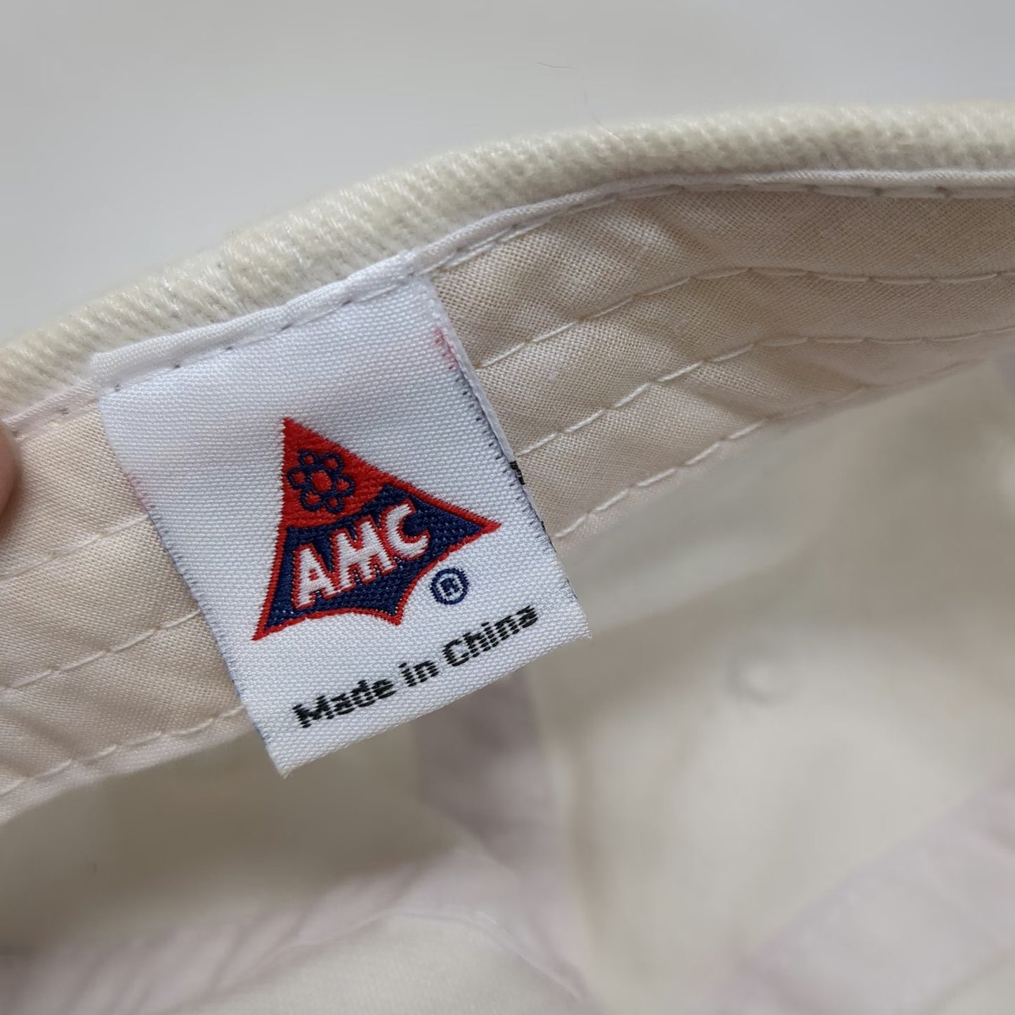AMC Baseball Cap White One Size Slideback Rema Dri-Vac Corporation Logo Hat