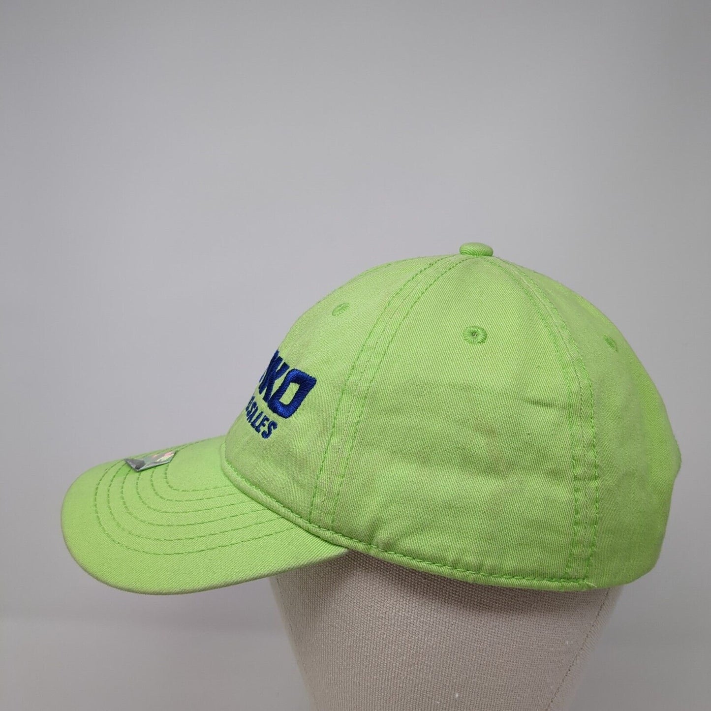 Renko Auto Sales Slideback Baseball Cap Green OS Adjustable Embroidered Fine Cap