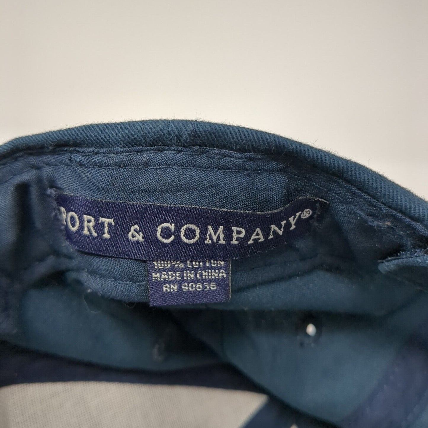 Spudinators Strapback Hat Blue One Size Adjustable Embroidered Port & Company