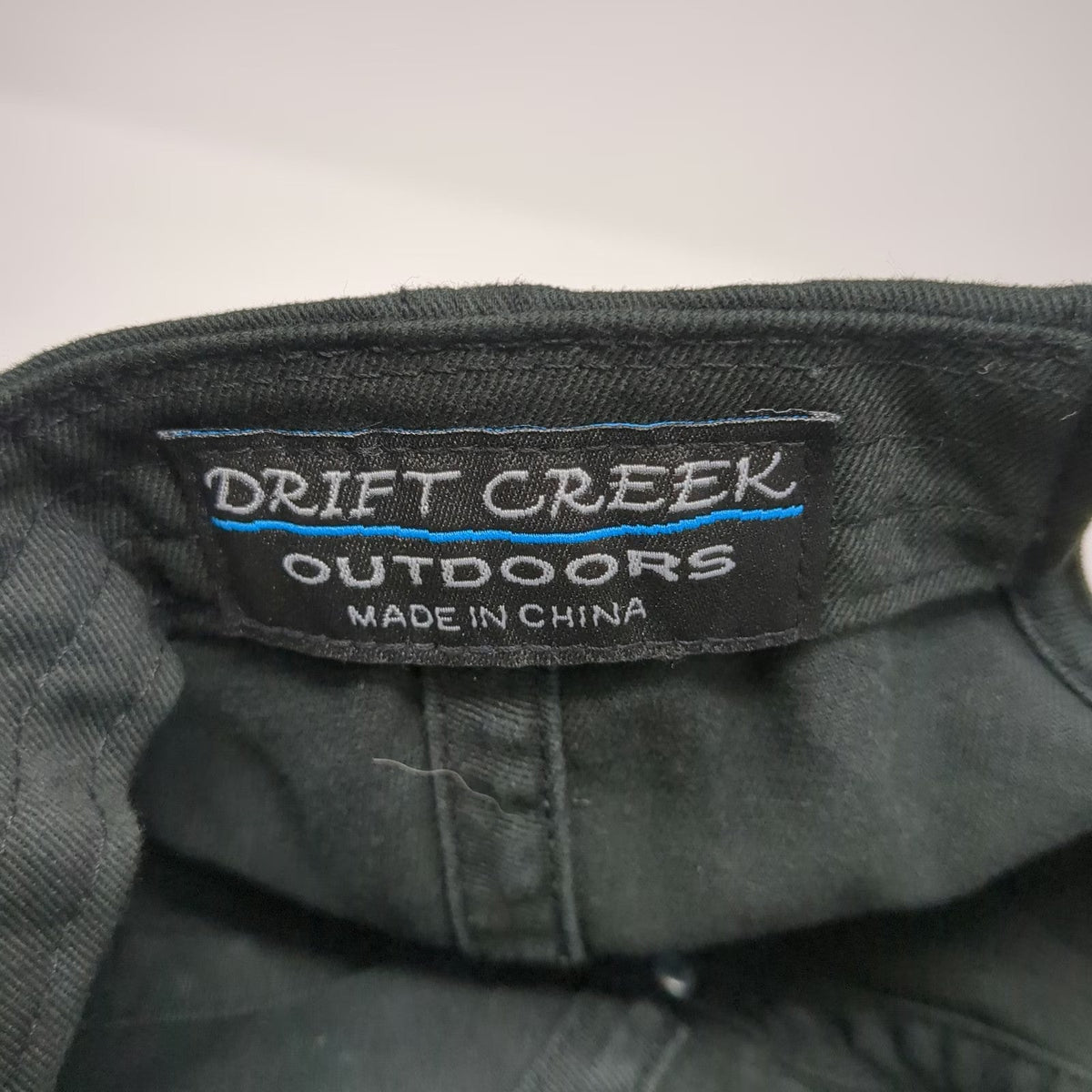 Drift Creek Outdoors Baseball Cap Black OSFM Commercial Aircraft Services hat
