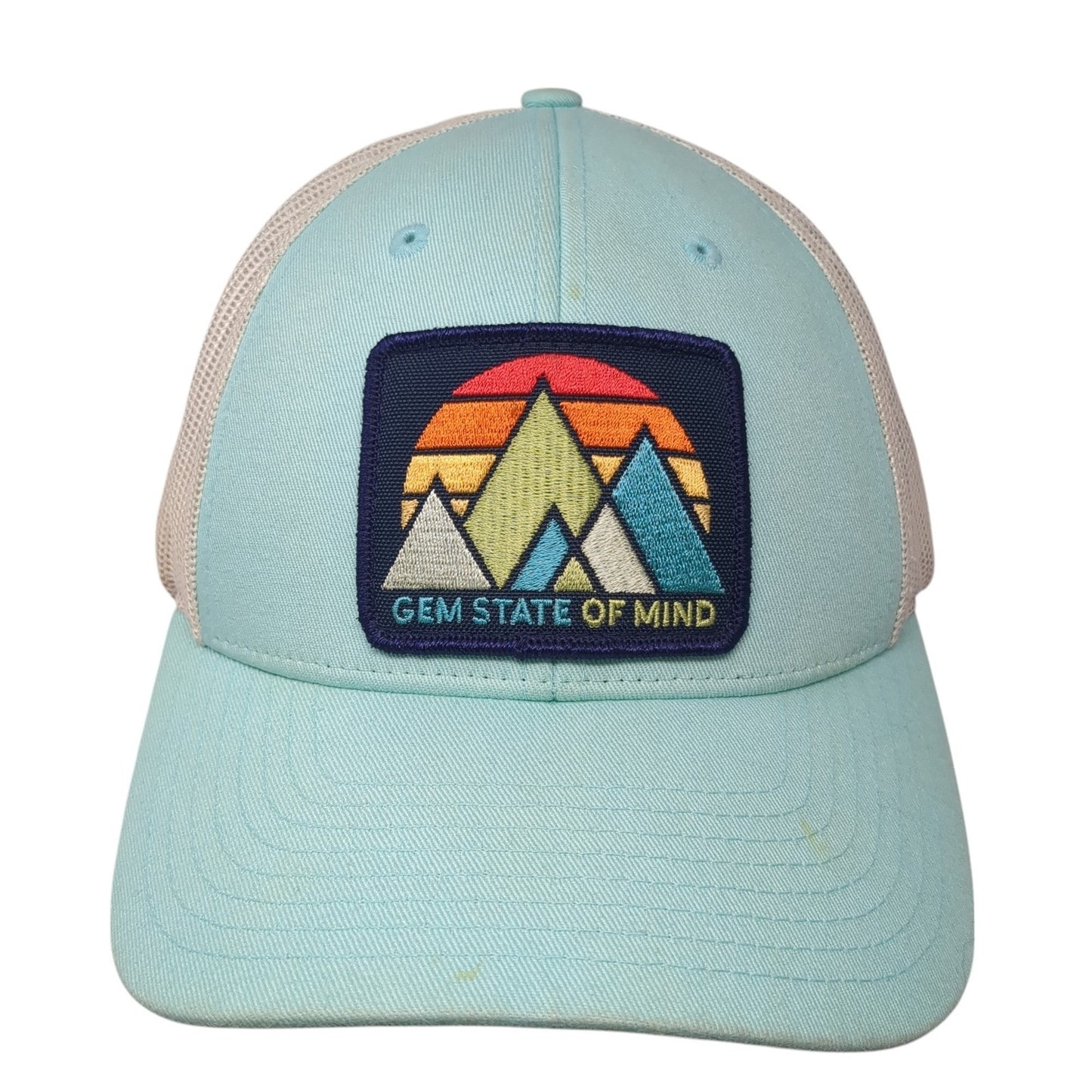 Gem State Of Mind Patch Mesh Back Trucker Hat Multi Large Richardson