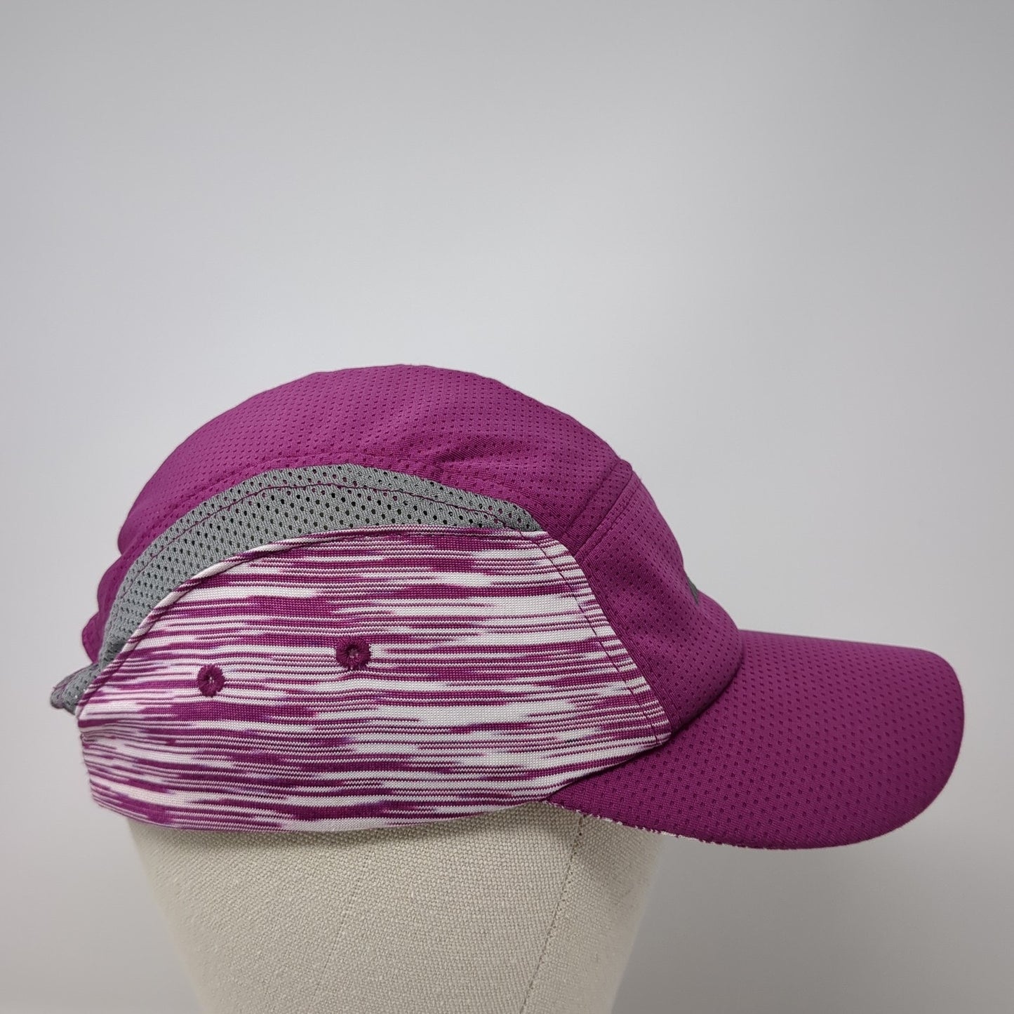 Avia 5 Panel Cap Pink One Size Adjustable Embroidered Lightweight Breathable