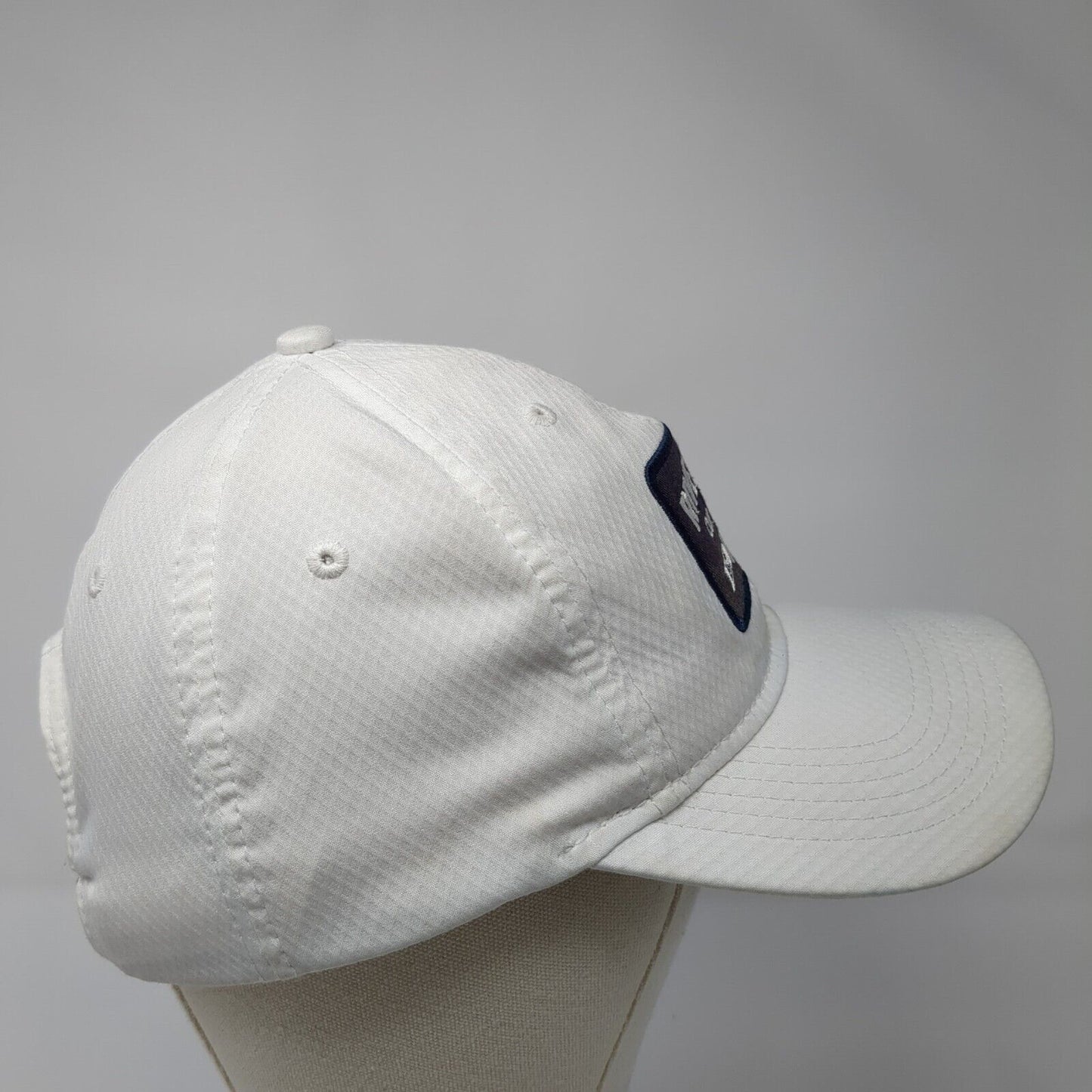Riverhawk Cup Match Slideback Hat White One Size Adjustable River Birch