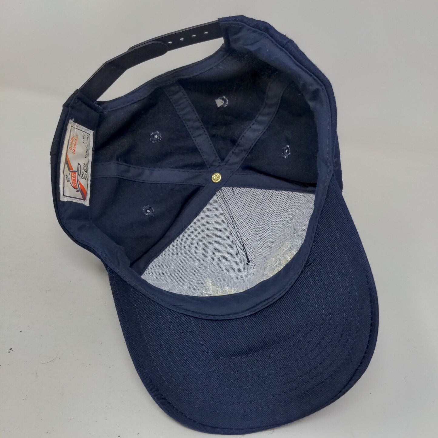 A.J. Weigand Inc. Snapback Hat Blue OSFM Embroidered Adjustable Otto