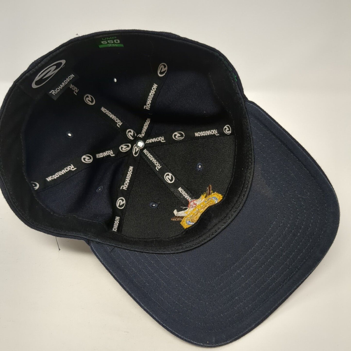 American Legion Umpire Fitted Hat Blue 7 3/8 Embroidered Richardson
