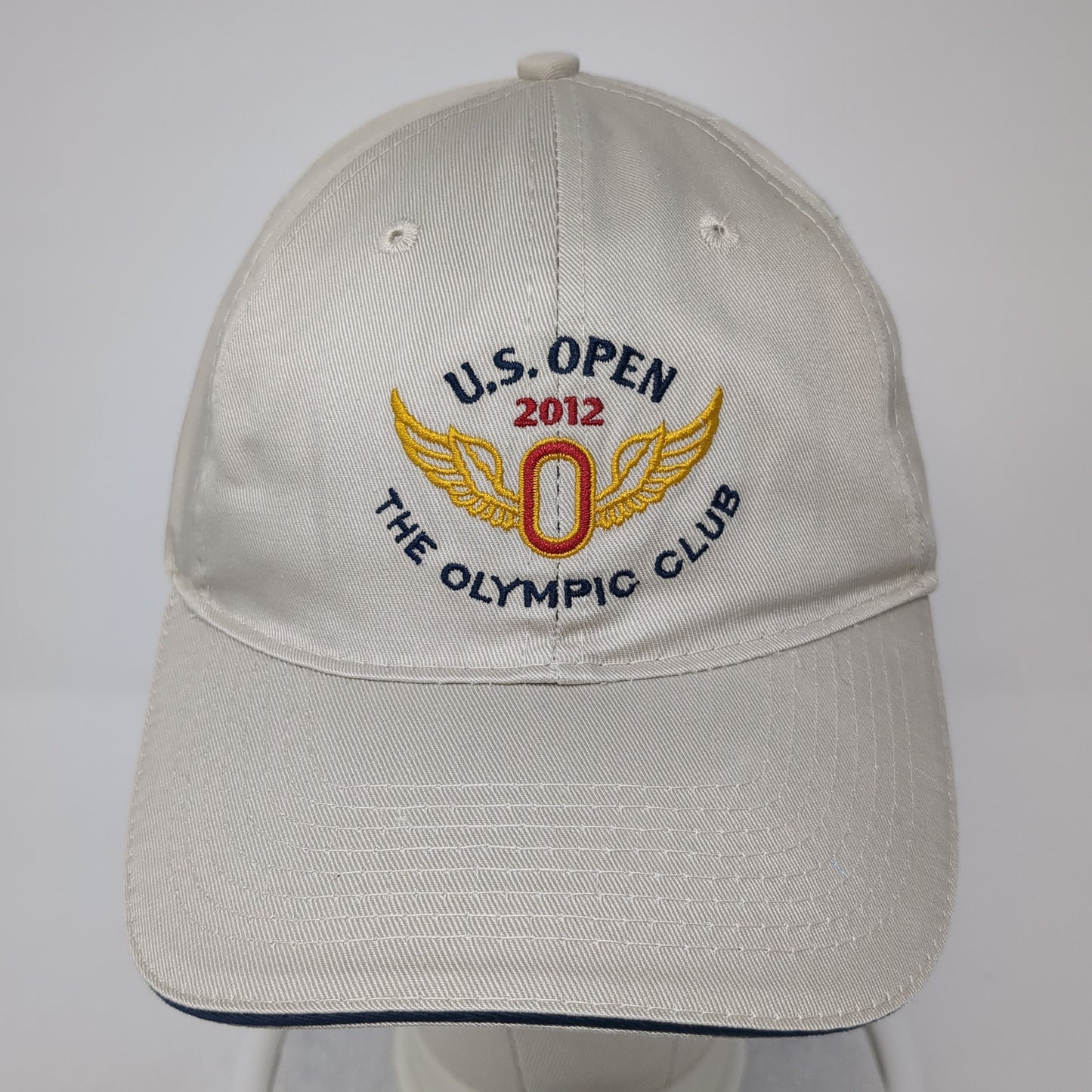 US Open 2012 The Olympic Club Slideback Hat Beige One Size USGA Member
