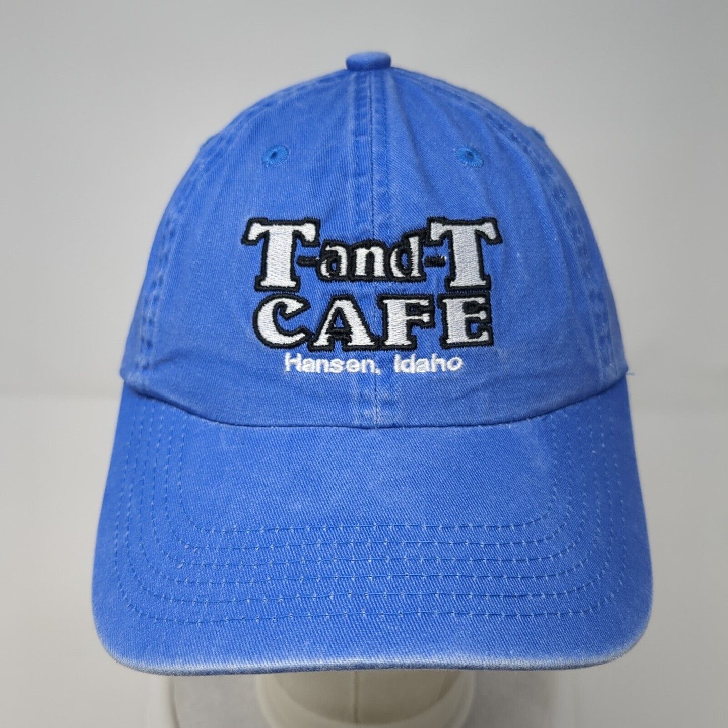 T-and-T Hansen Idaho Slideback Hat Blue OS Adjustable Embroidered Port Authority