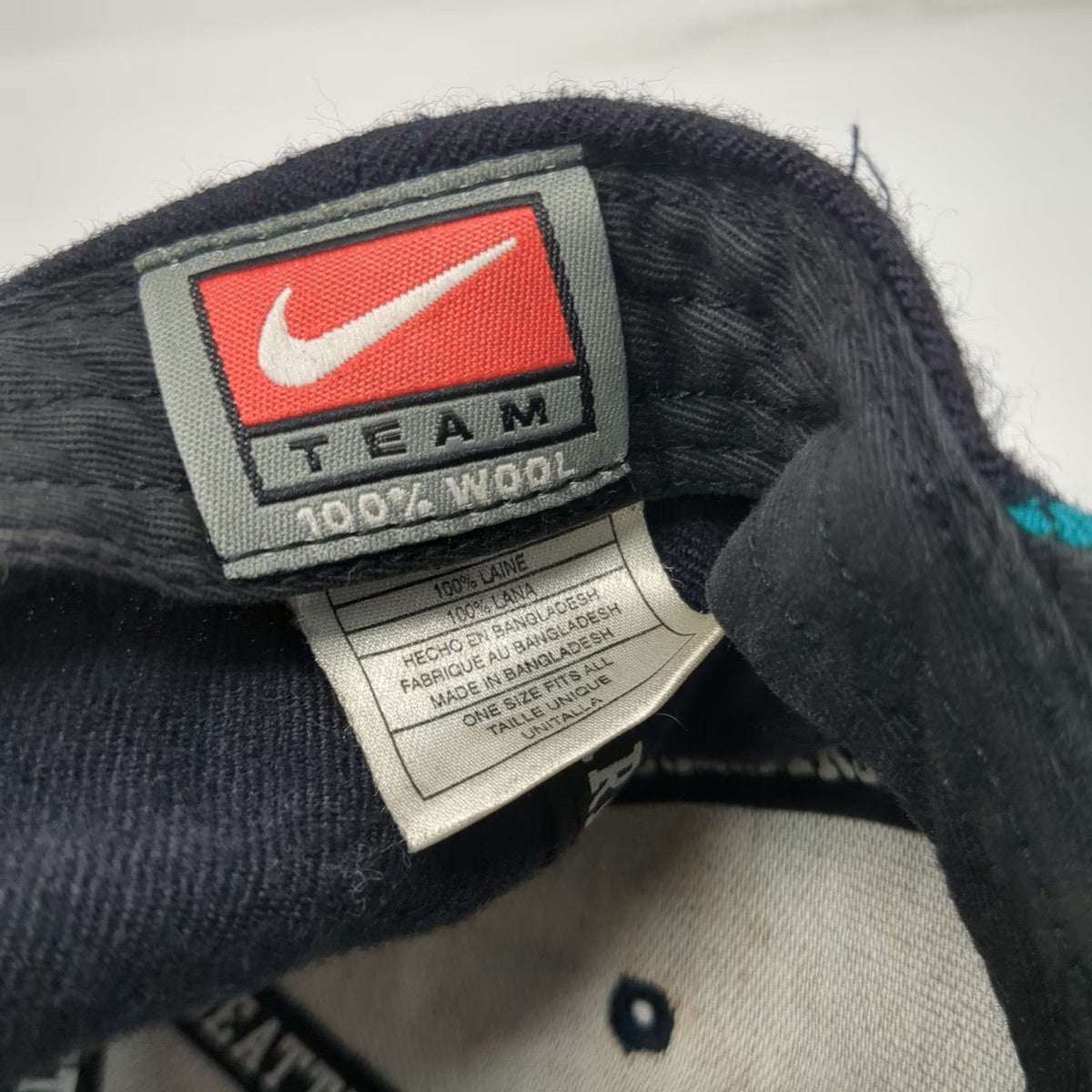 Nike Seattle Mariners MLB Blue One Size Baseball Cap Wool Strapback Logo Swoosh