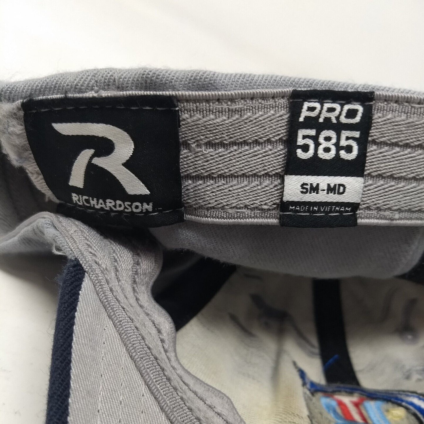 Richardson Pro 585 Fitted Hat Multi SM-MD Embroidered Logo Colorblock