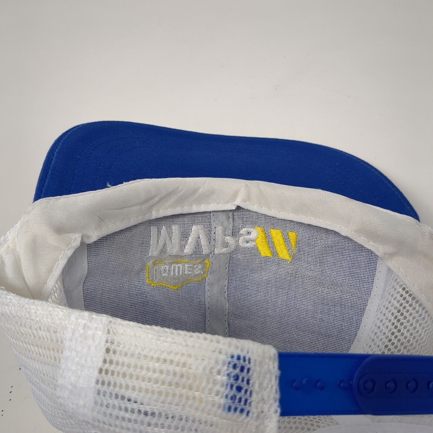 Lowes MVPs Snapback Trucker Hat Blue OSFA Adjustable Embroidered Mesh Back