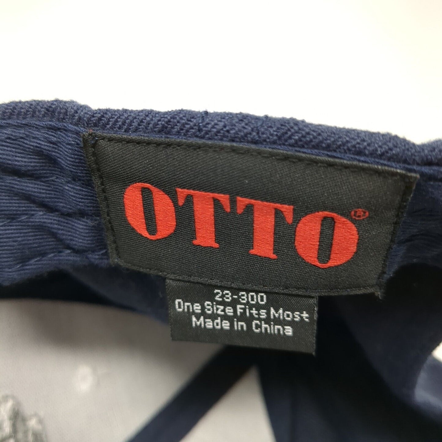 Bear River Animal Hospital Strapback Hat Blue OS Adjustable Embroidered Otto