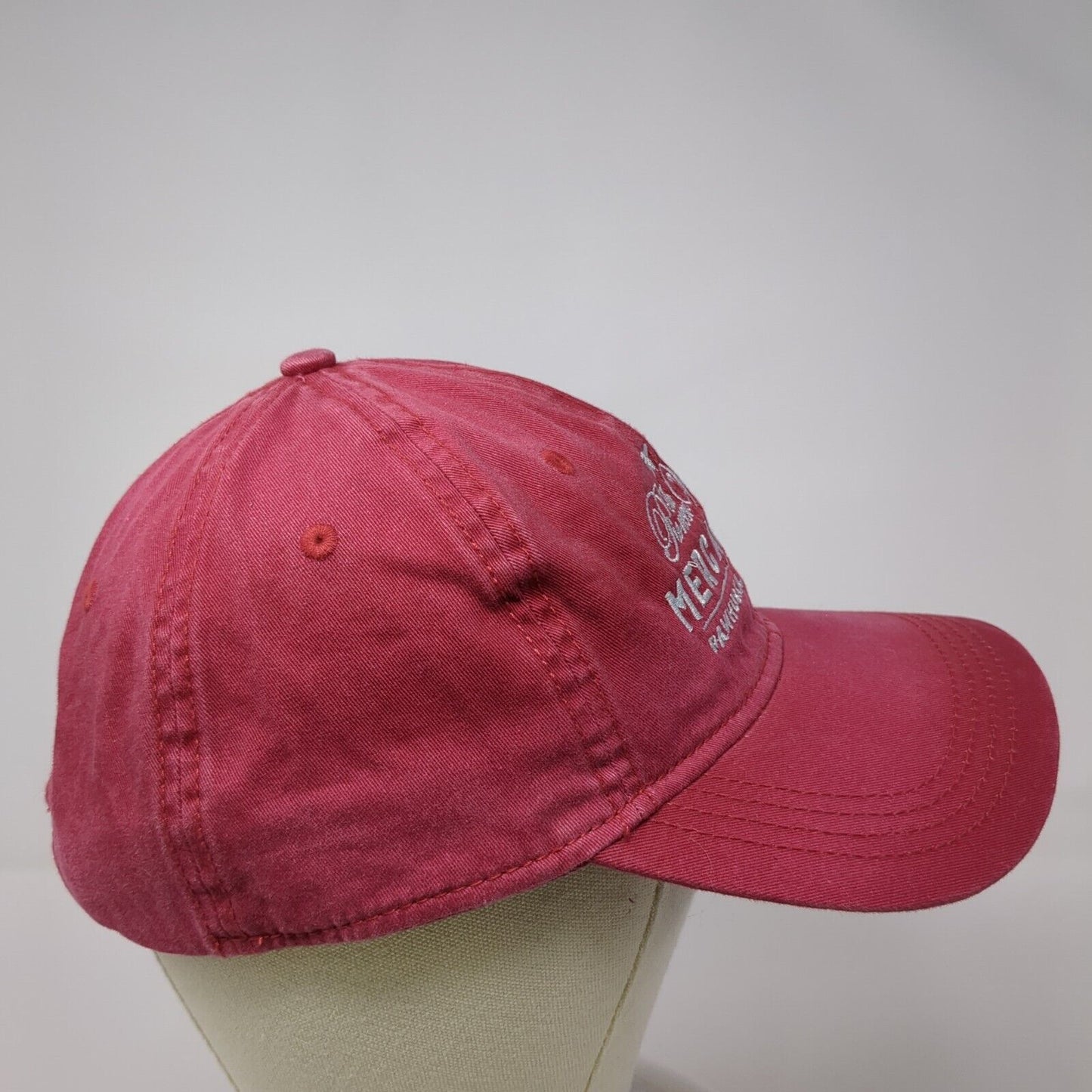 The Pioneer Woman Mercantile Pawhuska Oklahoma Slideback Hat Red OS Adjustable
