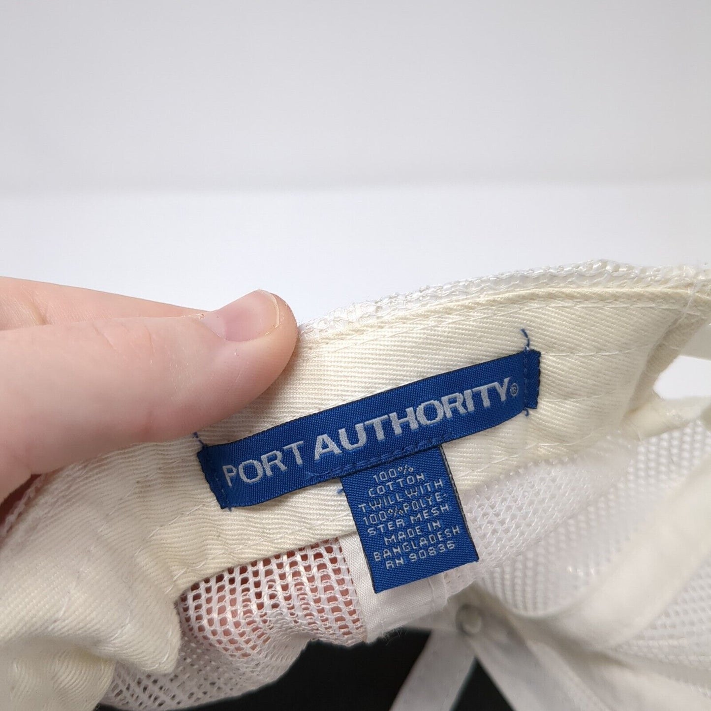 Hearts For Hadley Snapback Trucker Hat Black OS Adjustable Mesh Port Authority