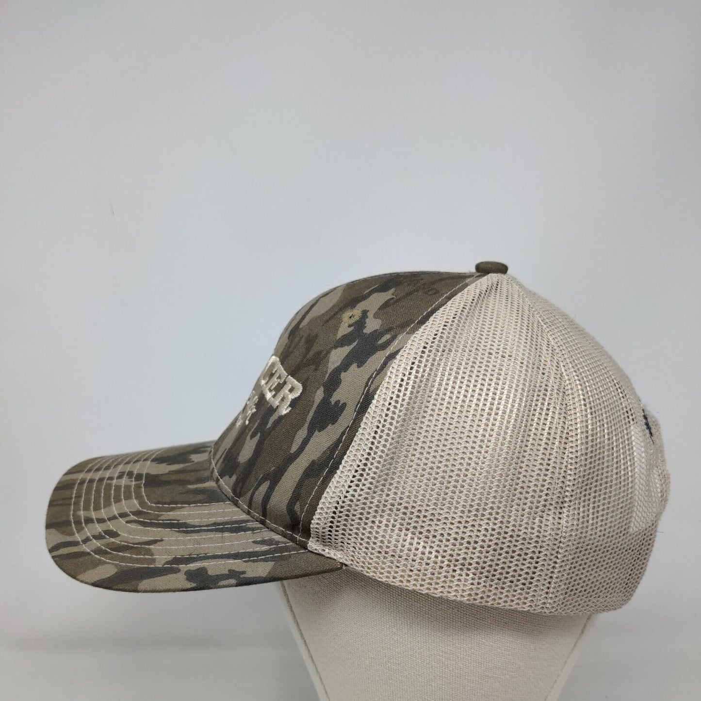 Spencer Ready Mix Concrete Trucker Hat Camouflage XL Mesh Back Outdoor Cap