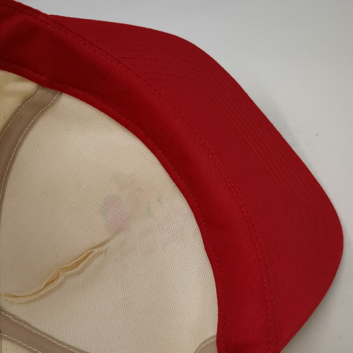 Tonys Pizza Chef Mascot 5 Panel White Red Hat One Size Snapback Cotton Twill