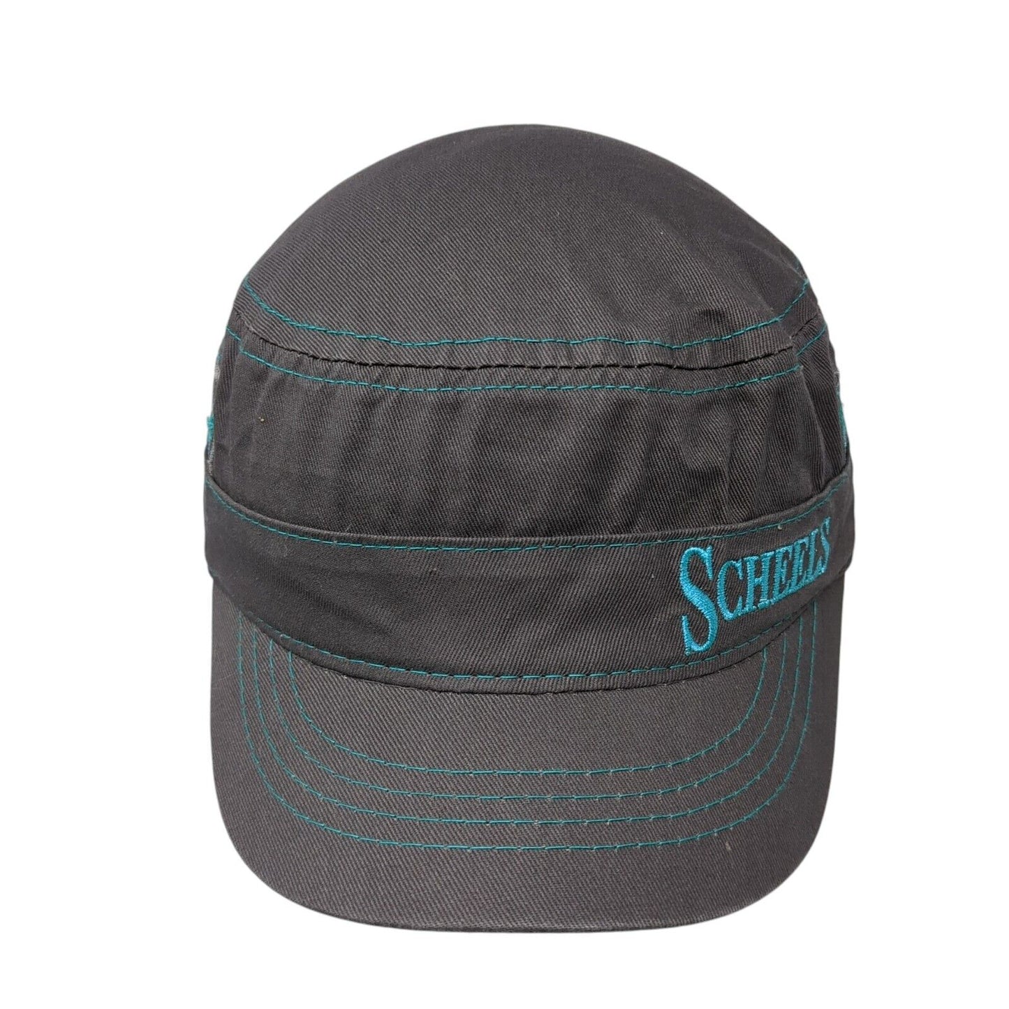 Scheels Slideback Cadet Army Hat Gray One Size Embroidered Outdoor Cap