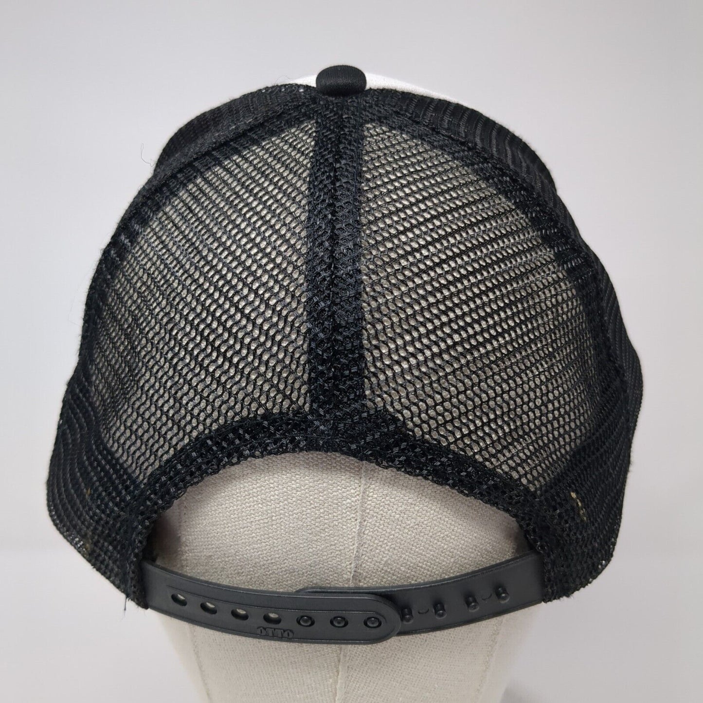 Back To Back World War Champs Snapback Trucker Hat Black OS Mesh Back Rope Otto