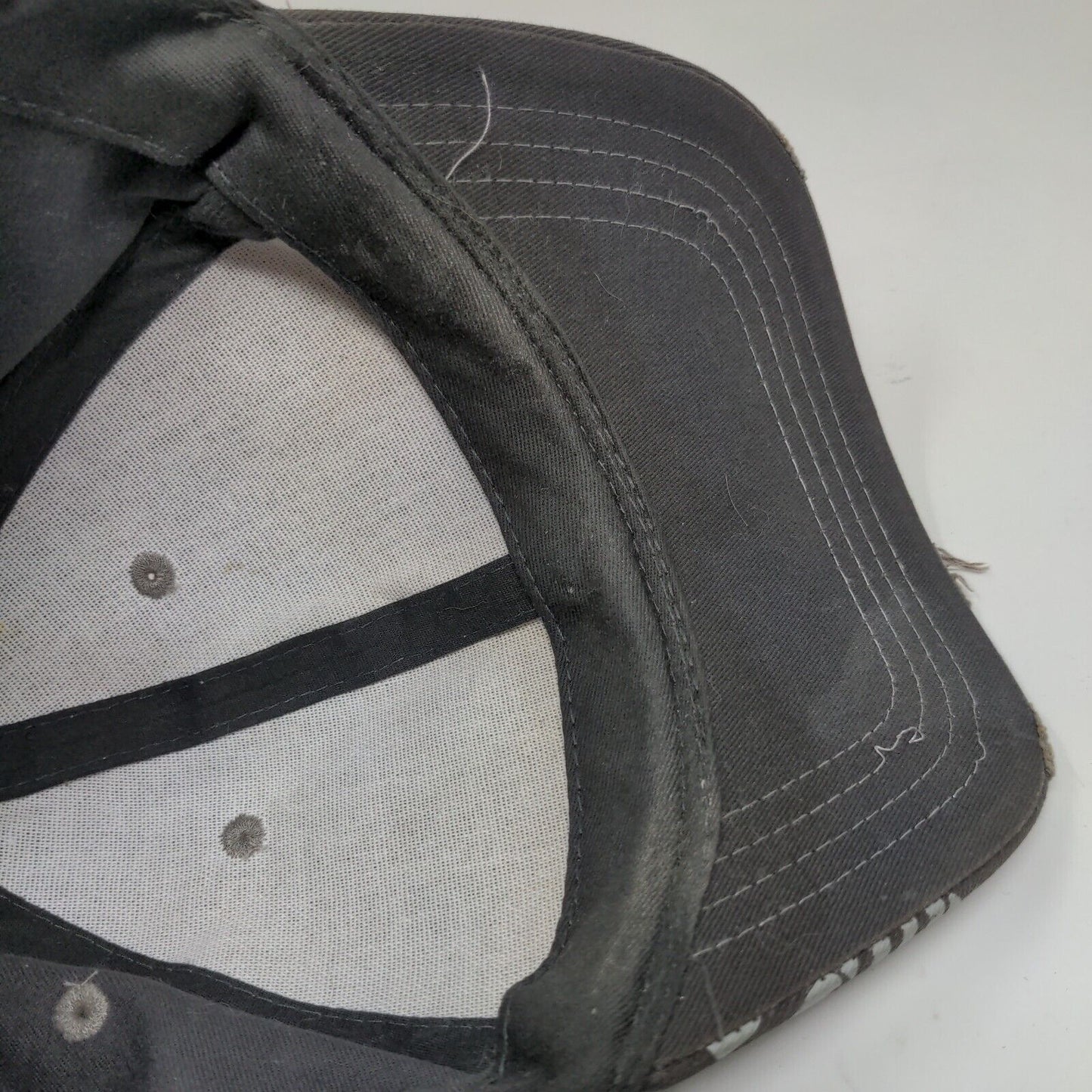 Monster Jam Advance Auto Parts Strapback Hat Gray OSFA Adjustable 6 Panel