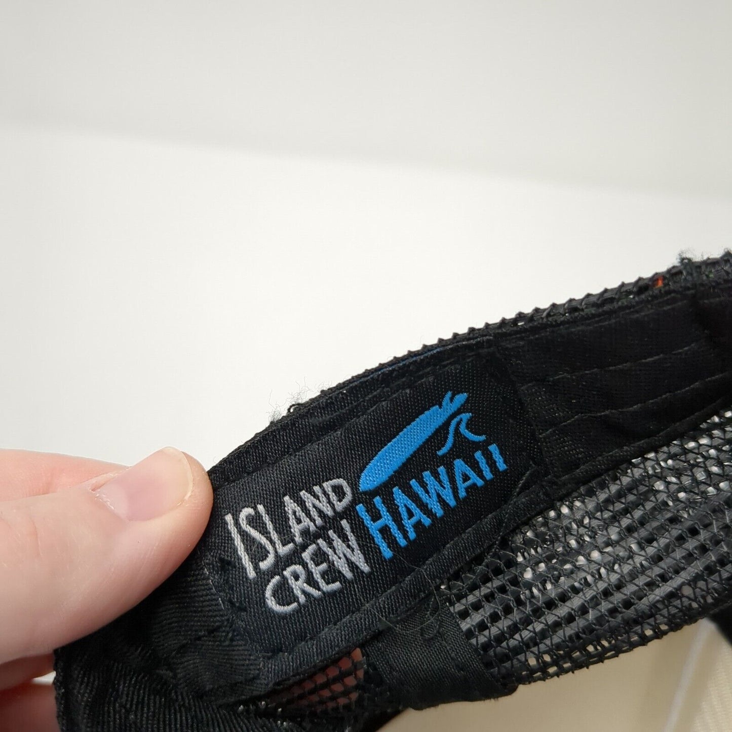 Live Aloha Snapback Mesh Back Trucker Hat Black One Size Colorblock