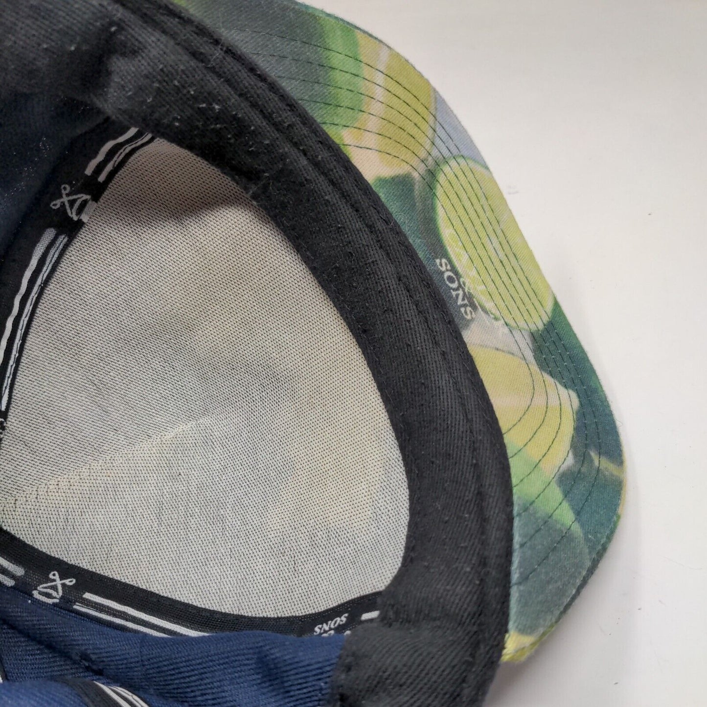 Cayler & Sons Snapback Hat Embroidered Mojito Madness Logo Blue 100% Cotton