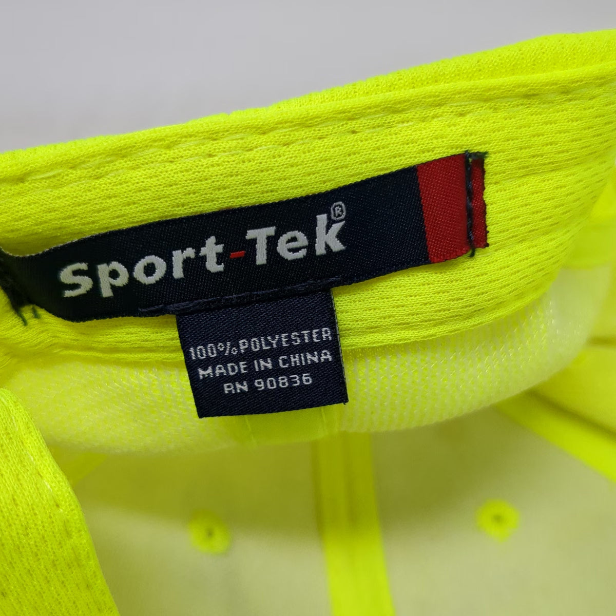 Sport-Tek Baseball Cap Green One Size EideBailly Neon Polyester Strapback Hat
