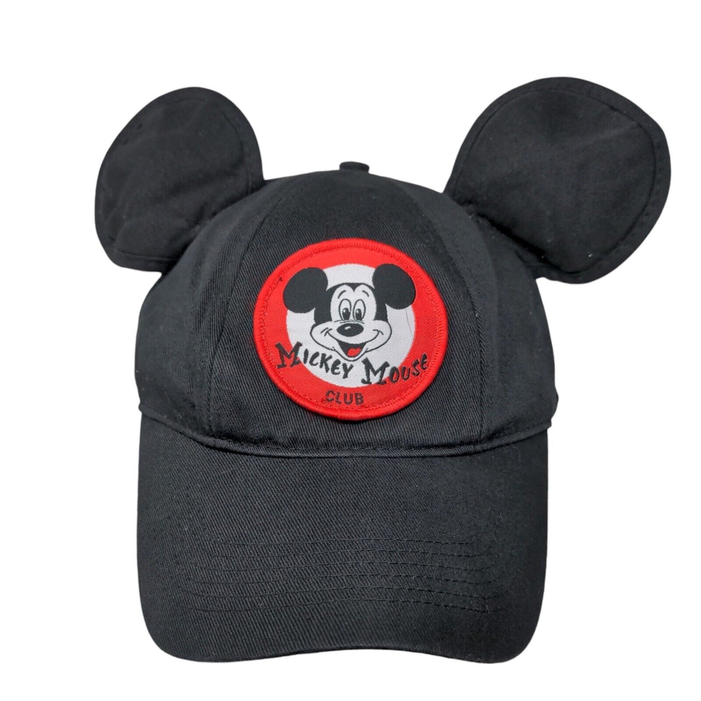 Mickey Mouse Ears Snapback Hat Black Adult Adjustable Patch Disney