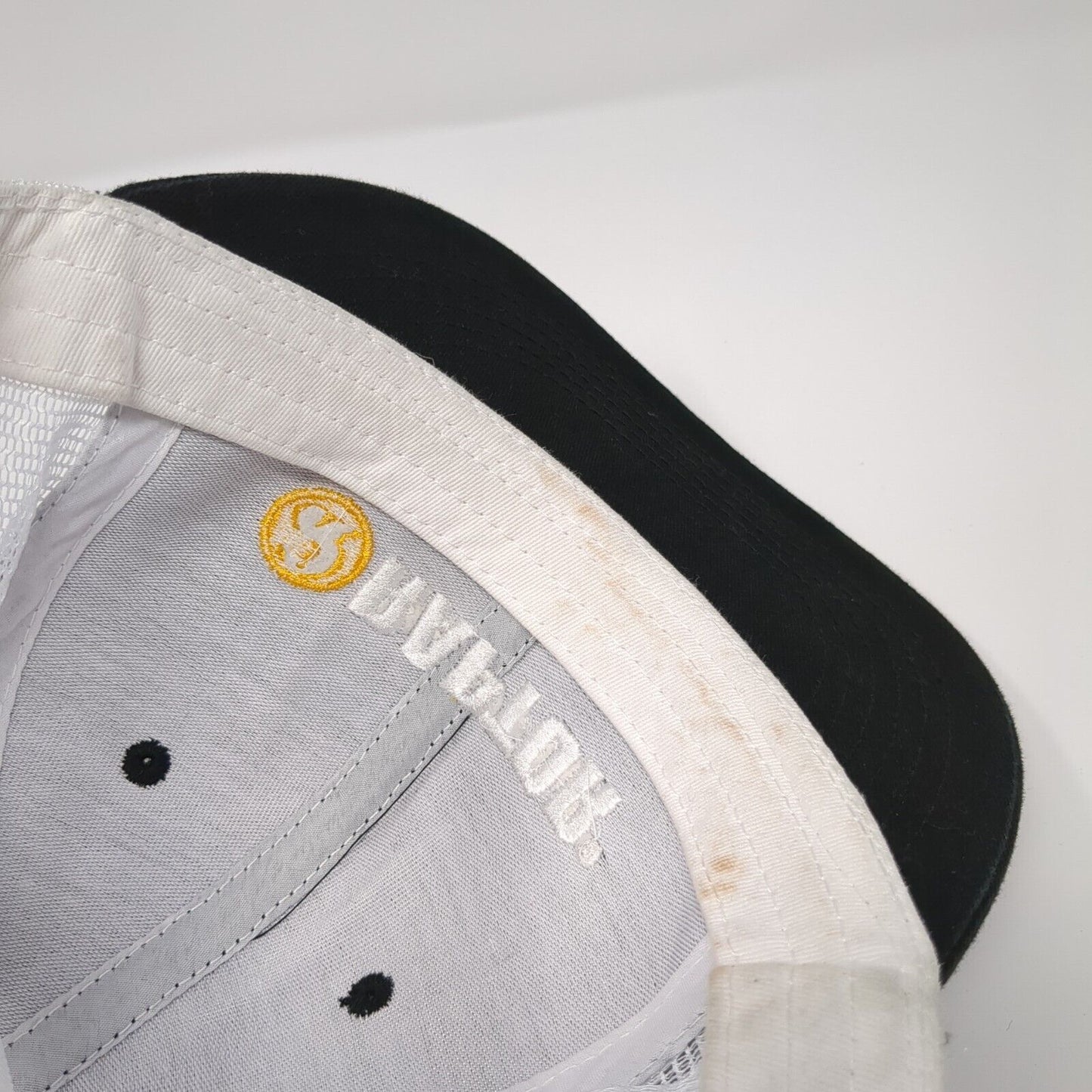 Raptor Snapback Mesh Back Trucker Hat Black One Size Embroidered 6 Panel