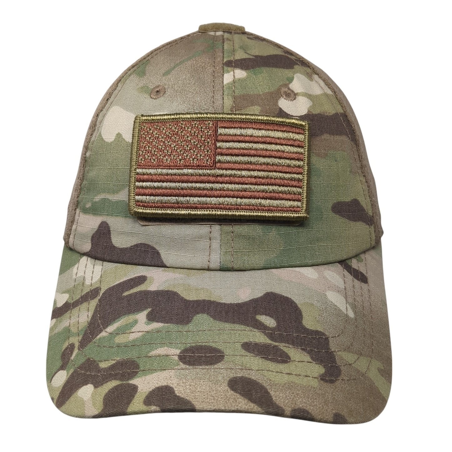 USA Flag Strapback Hat Multicolor One Size Adjustable Patriotic Condor