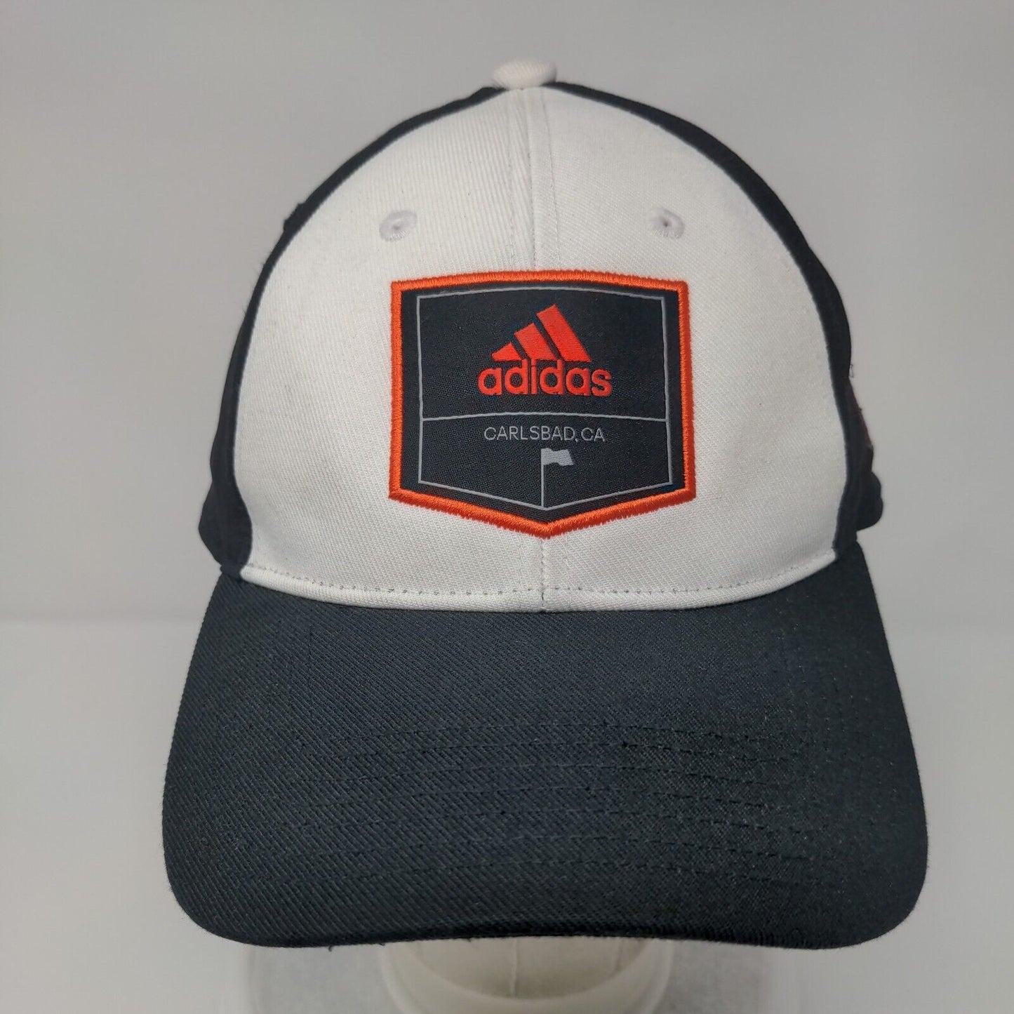 Adidas Carlsbad CA Snapback Hat Black OSFM Adjustable Colorblock 6 Panel