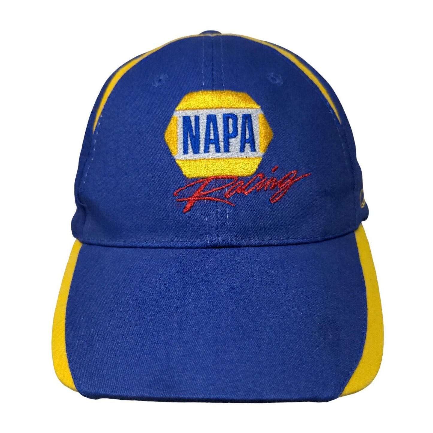 NAPA Racing Strapback Hat Blue Yellow Ron Capps #28 Chase Elliot OSFM