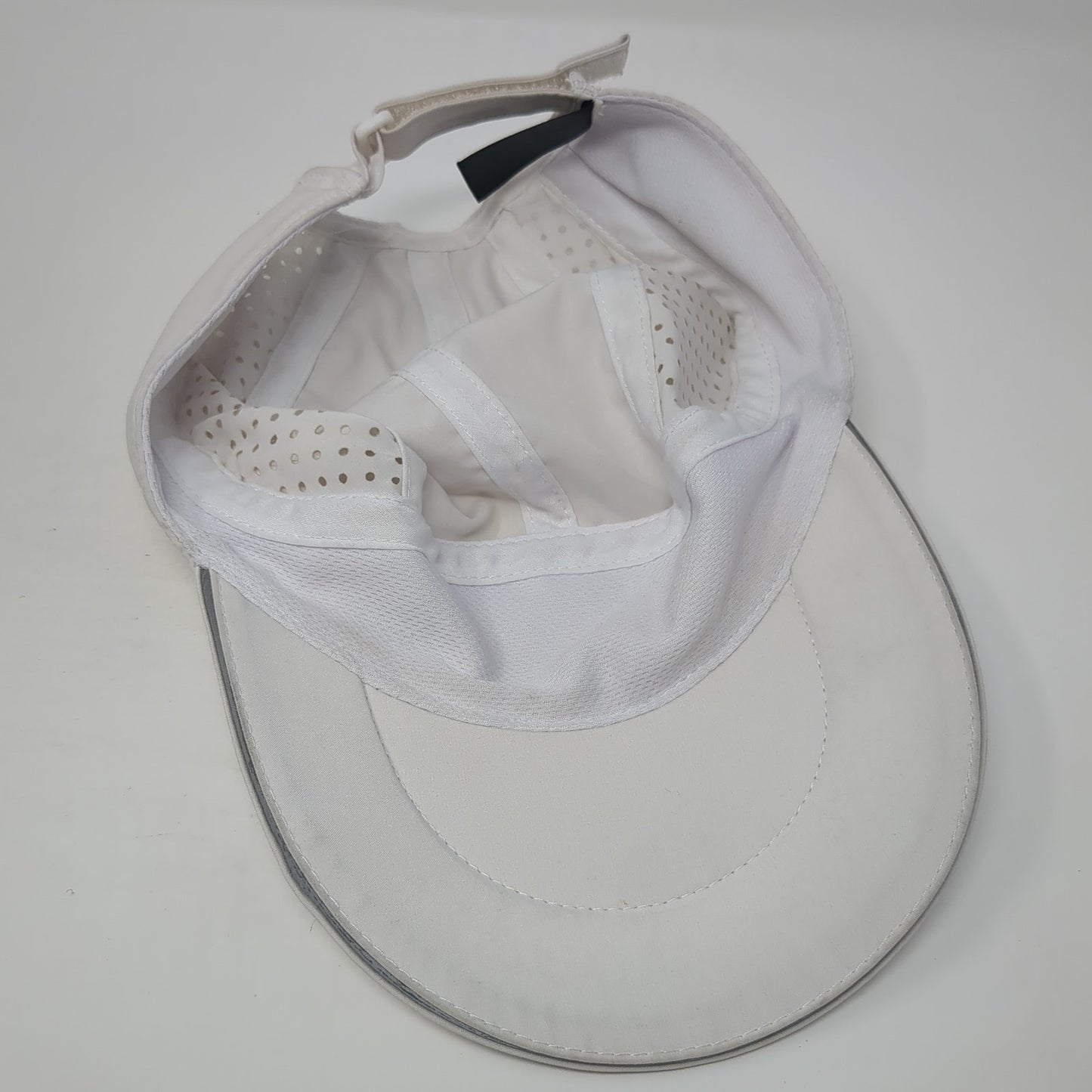 Outdoor Essentials Strapback 5 Panel Hat White One Size Solid Laser Cut