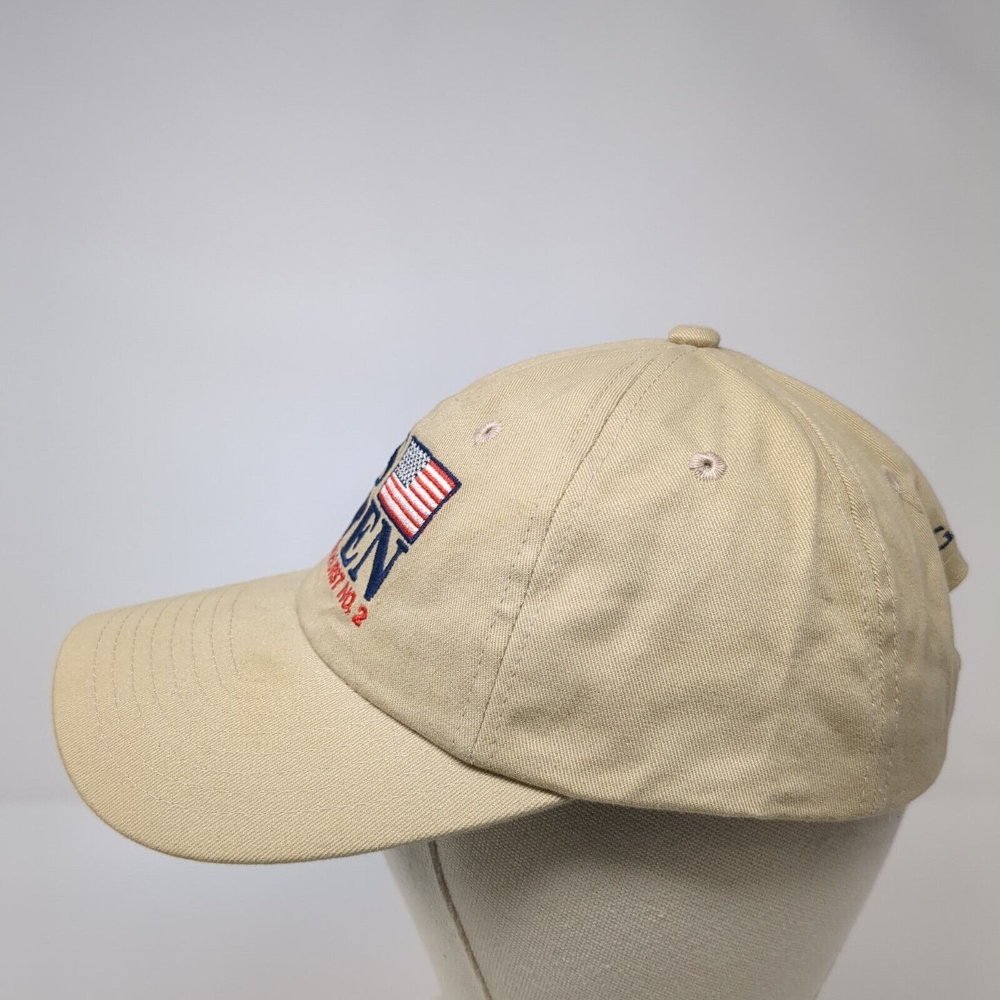 US Open 2005 Pinehurst No. 2 USGA Member Slideback Hat Tan OS Adjustable 6 Panel