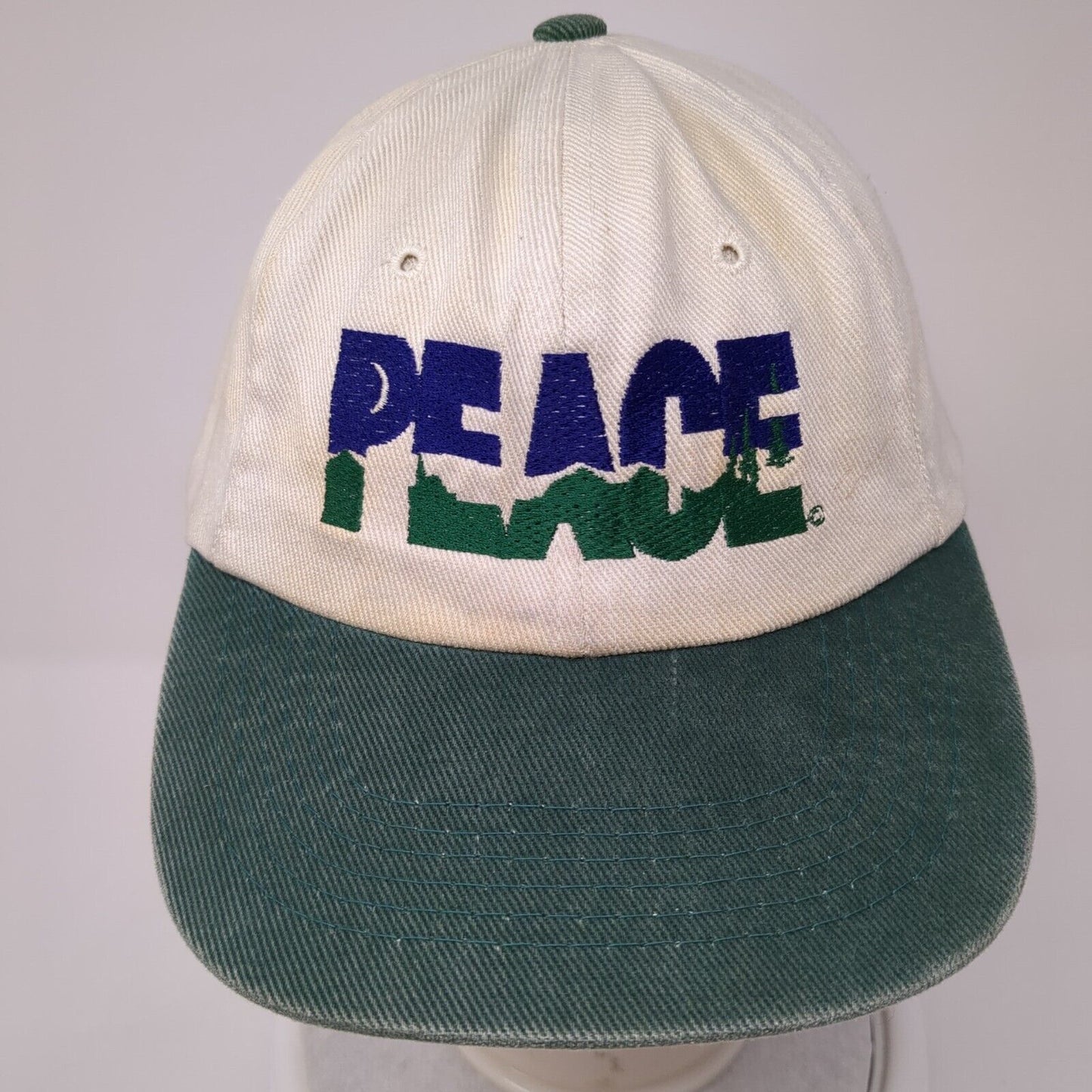 PEACE Slideback Hat Multicolor One Size Adjustable Embroidered Sportsman