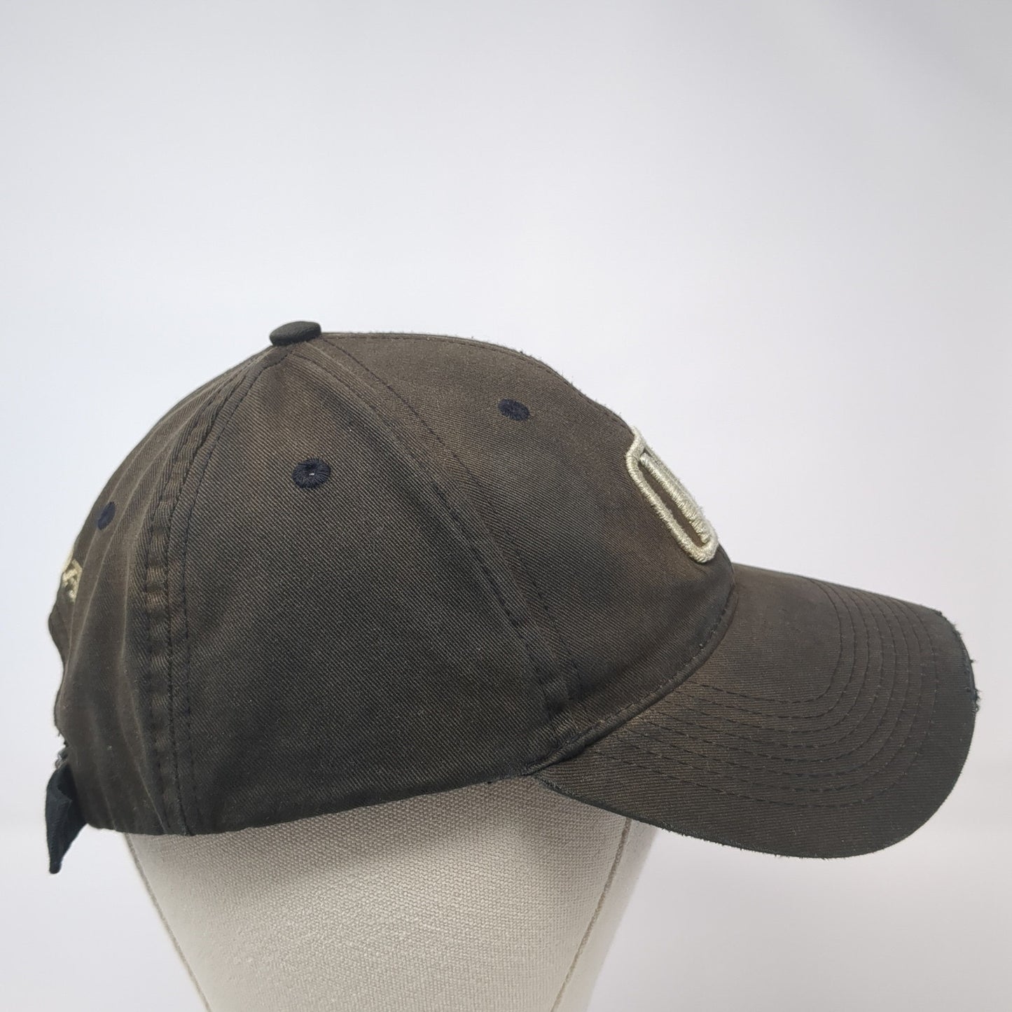 Honda Logo Slideback Hat Black One Size Adjustable Solid Embroidered