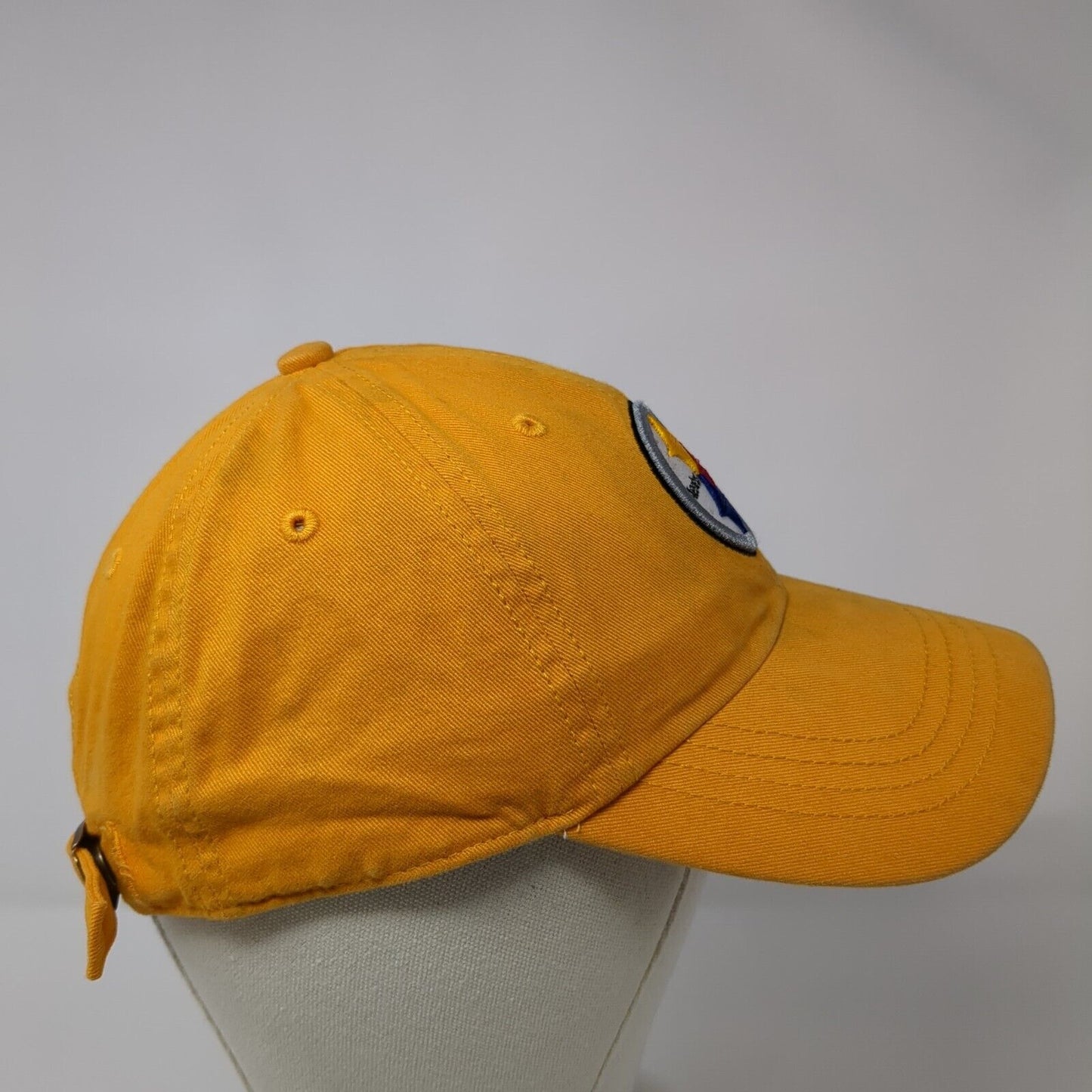 '47 Brand Slideback Hat Yellow Pittsburgh Steelers NFL Embroidered Logo