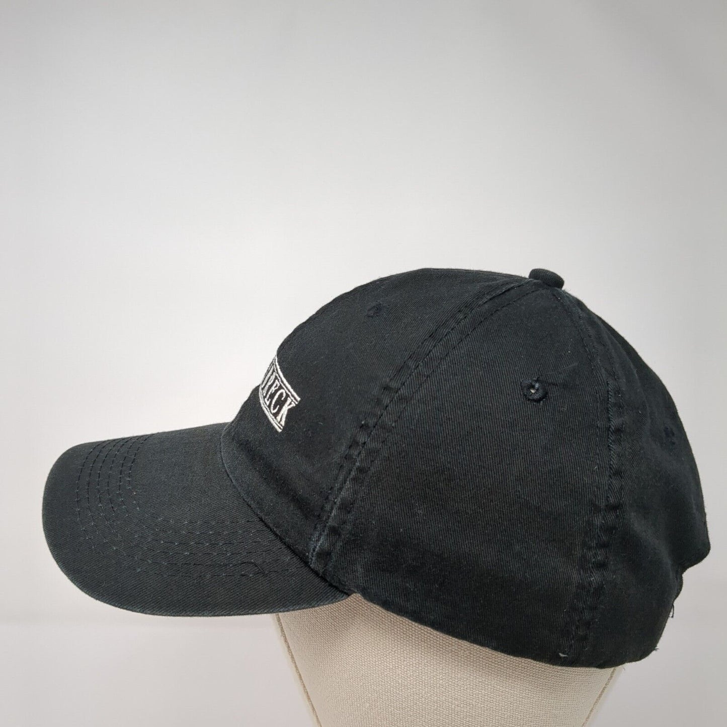 Torbreck Slideback Hat Black One Size Adjustable Embroidered 6 Panel