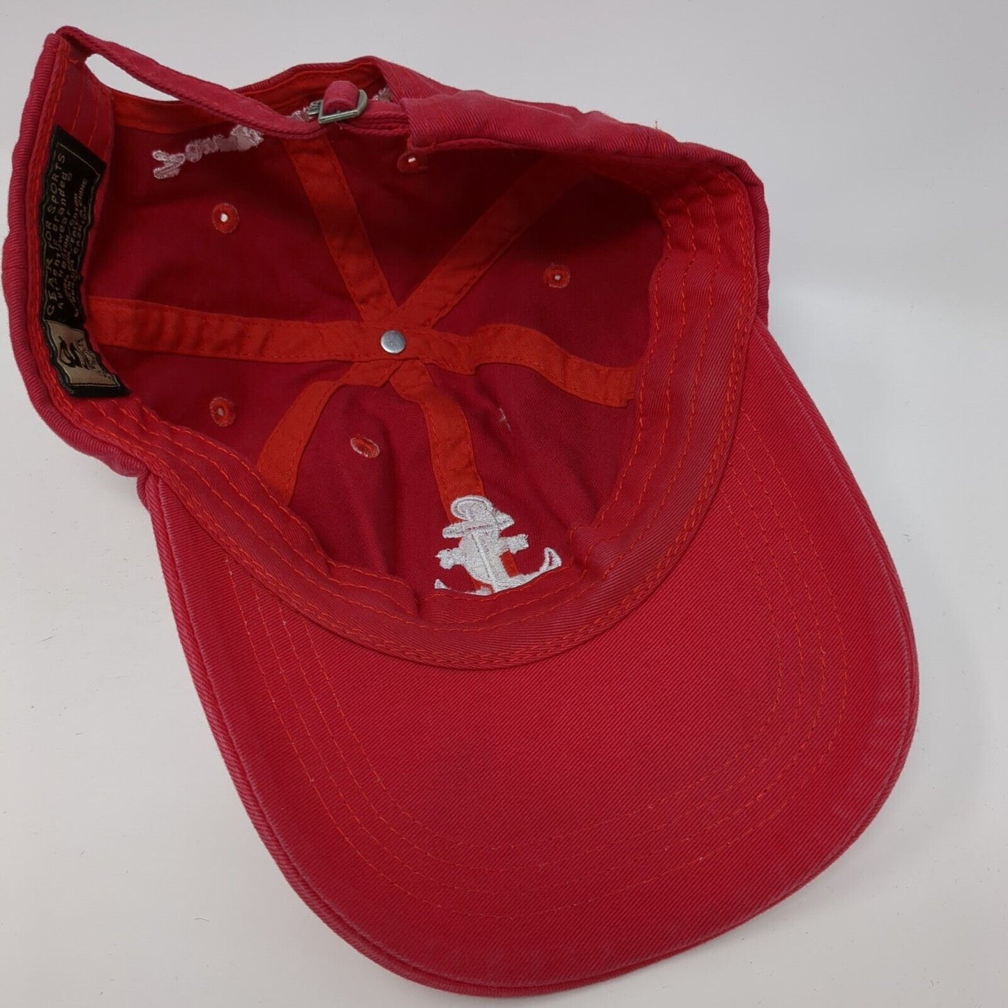 Roche Harbor Slideback Hat Red One Size San Juan Island Gear For Sports