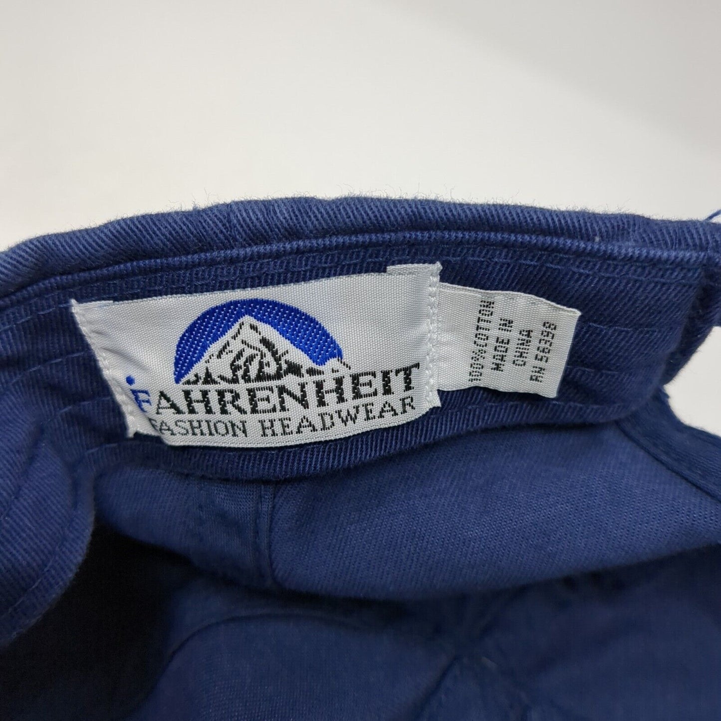 Crater Lake Slideback Hat Blue One Size Adjustable Solid Fahrenheit