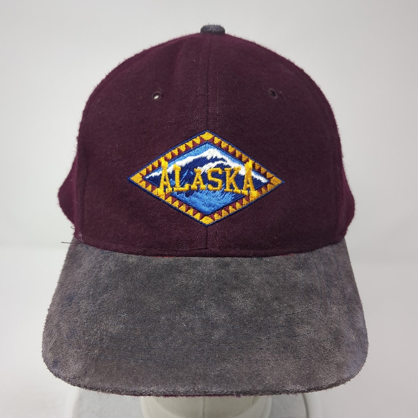 Alaska Slideback Baseball Cap Red One Size Adjustable Embroidered Patriotic