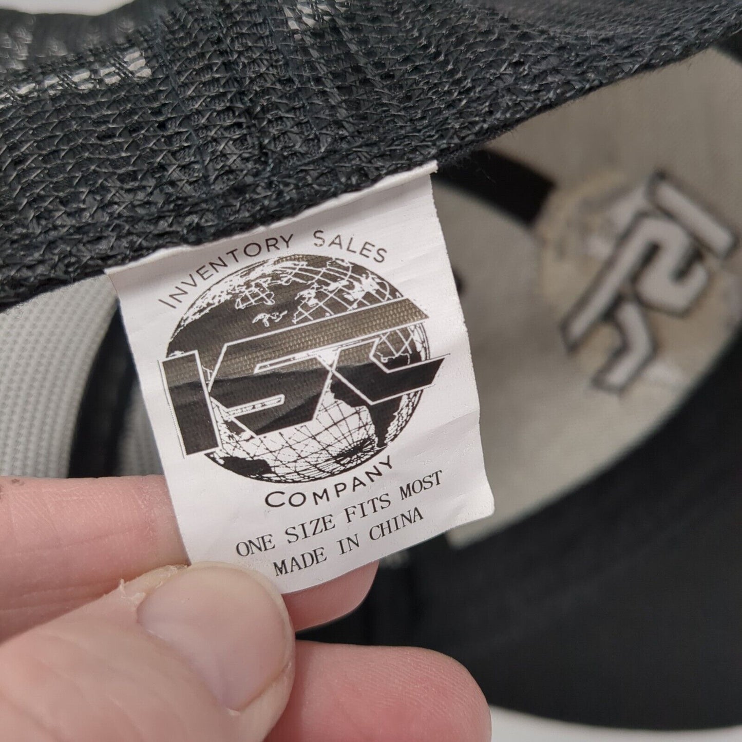 Inventory Sales Company Snapback Trucker Hat Black One Size Mesh Back