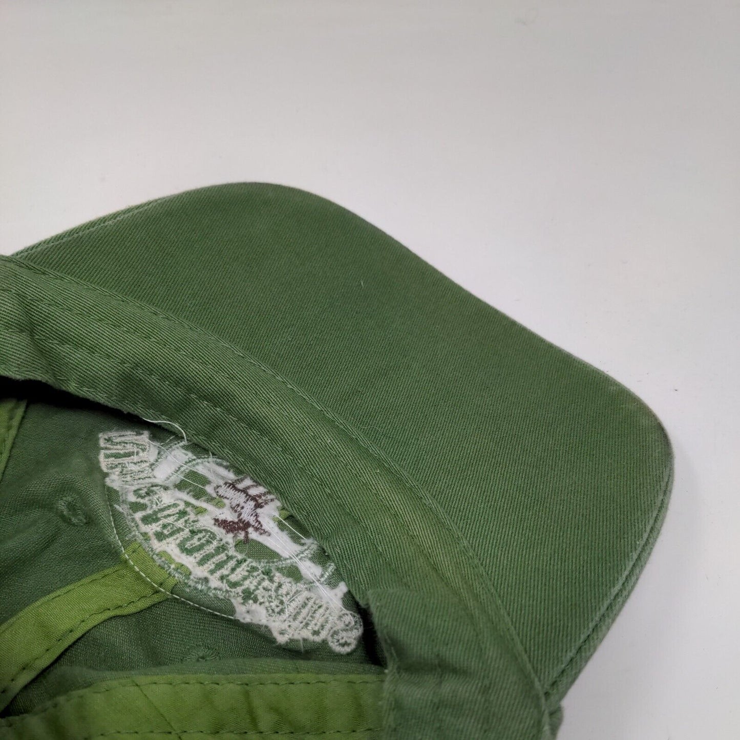 White Mountains Strapback Hat Green One Size Adjustable Embroidered Jhats