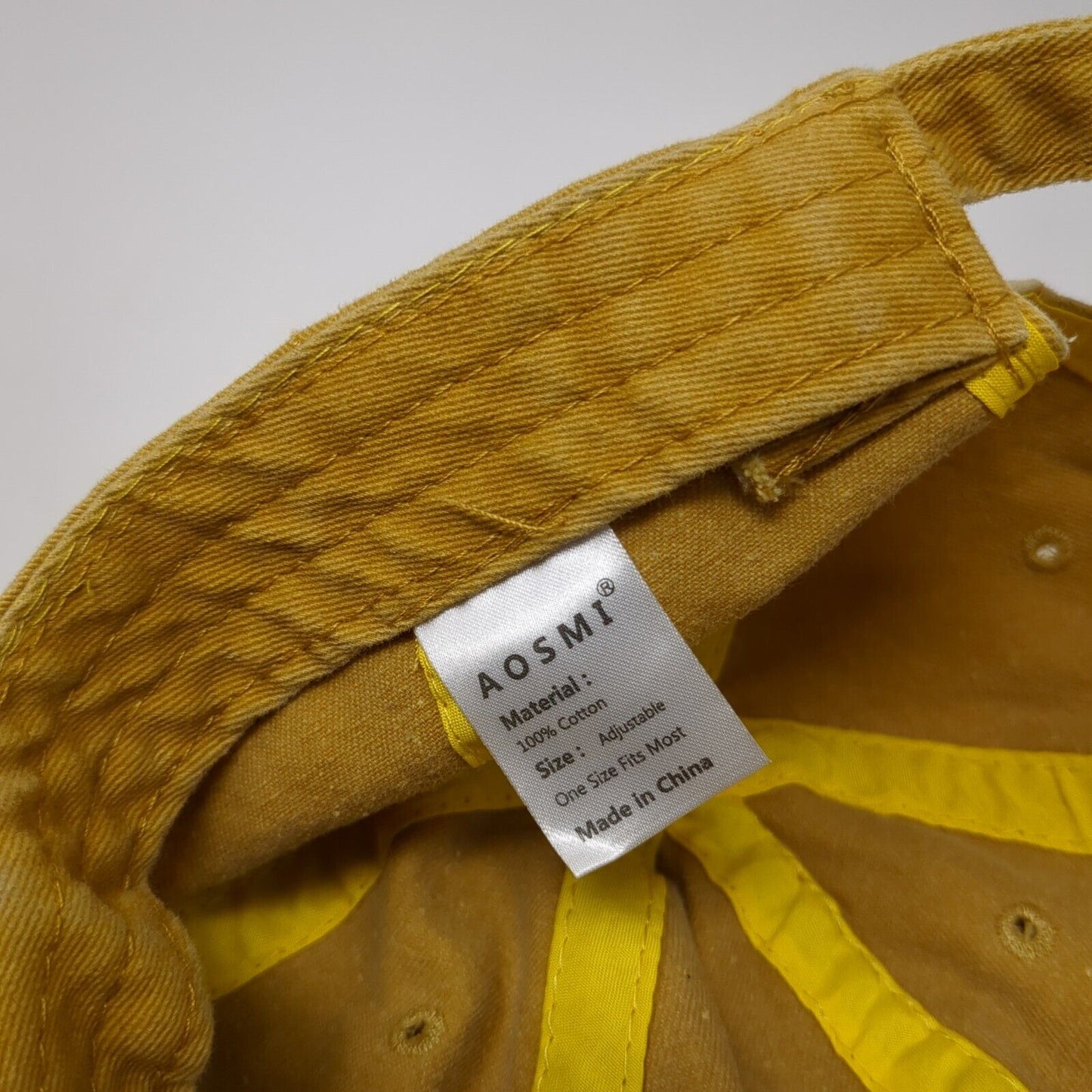 2022 Ladies Invitational Slideback Golf Hat Tan One Size Adjustable AOSMI Cotton