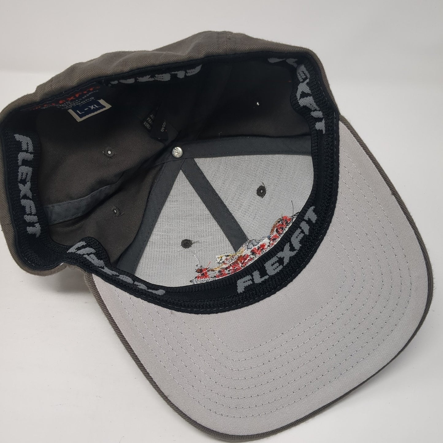 Mansell Welding Inc. Fitted Hat Gray XL Embroidered Flexfit Yupoong