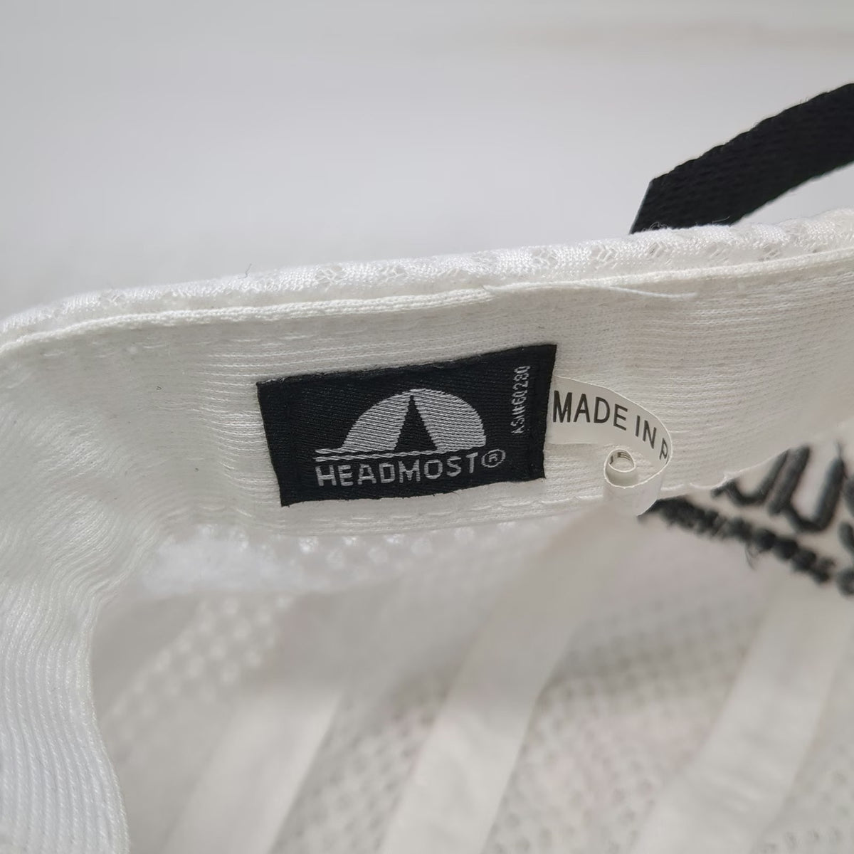 Headmost Baseball Cap White One Size Mayo Clinic Finish Breast Cancer Mesh Hat
