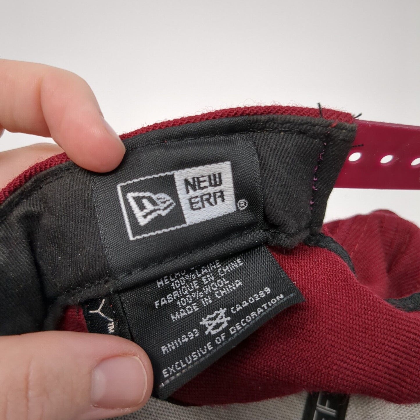 New Era 9Fifty LA Los Angeles Dodgers Snapback Hat Red OSFA MLB Embroidered Logo