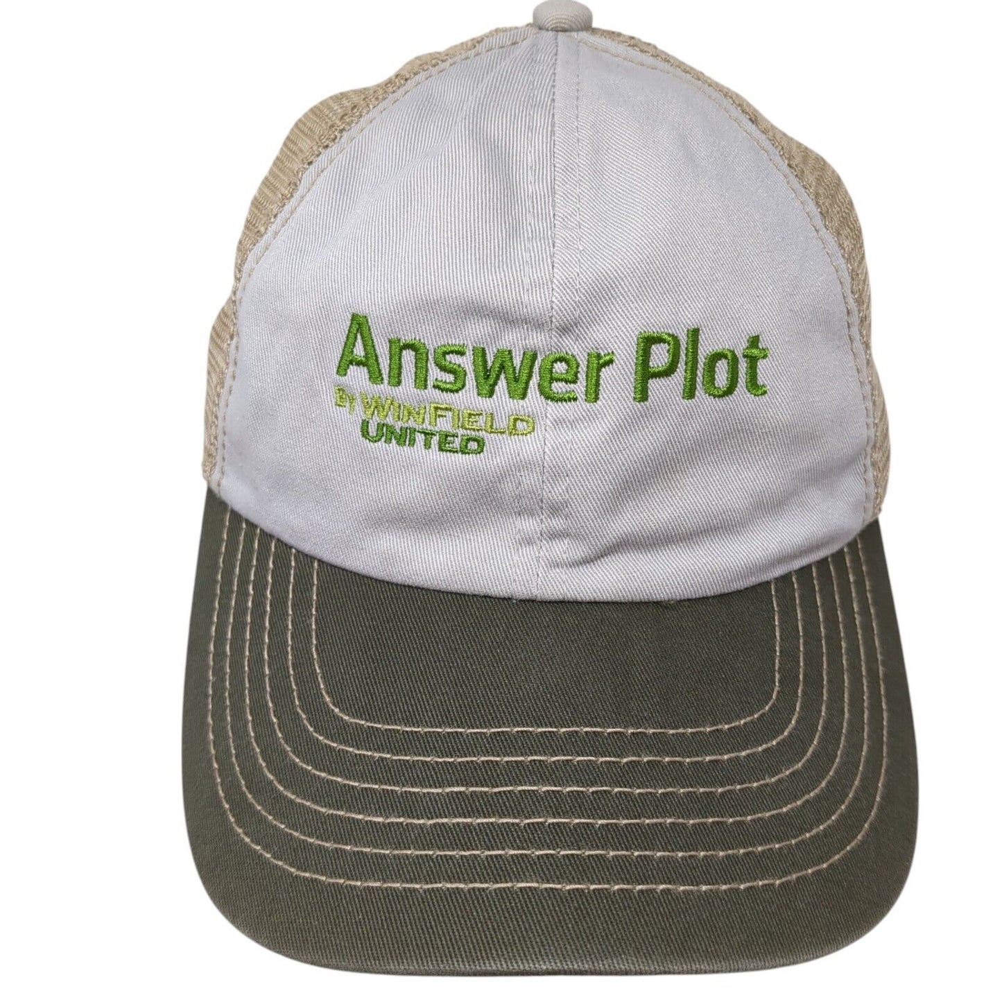 Answer Plot by Winfield United Strapback Trucker Hat Multi One Size Mesh Back