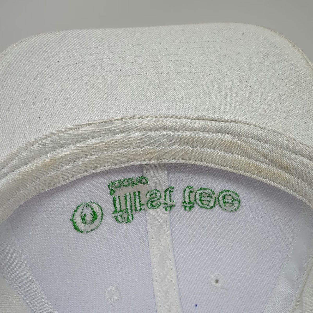 First Tee Idaho Baseball Cap White One Size Strapback Curved Brim Golf Hat