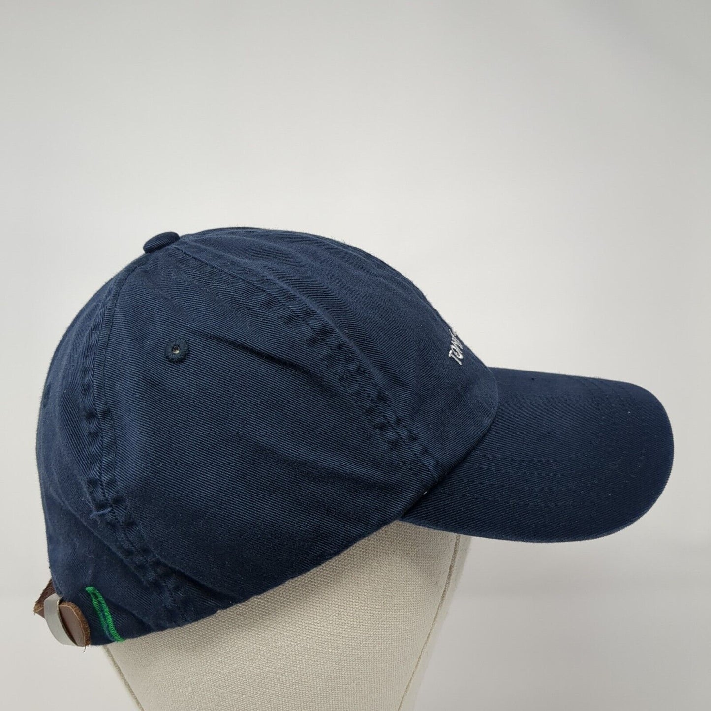 Tommy Hilfiger Slideback Hat Blue One Size Adjustable Embroidered 6 Panel Cotton