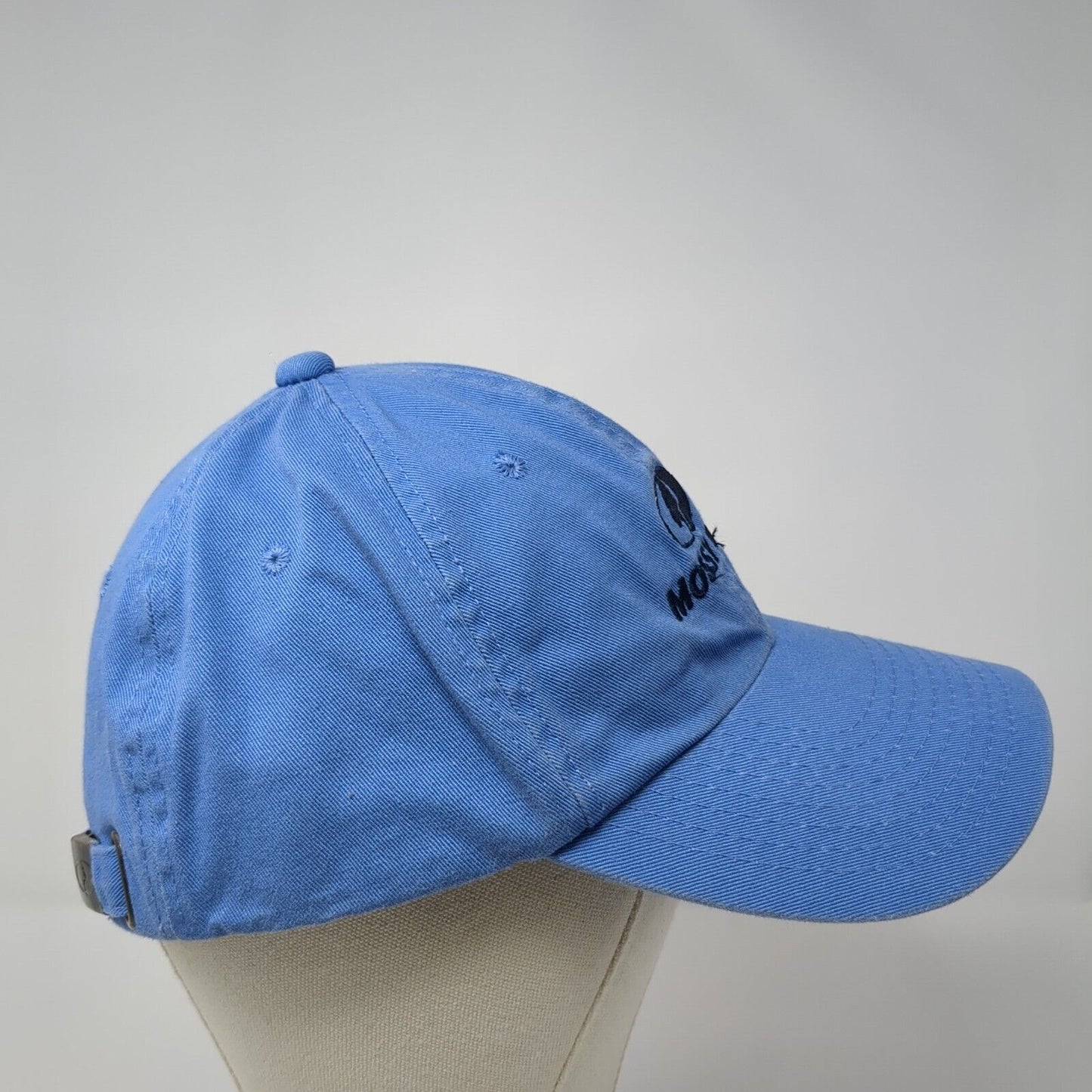 Mossy Oak Slideback Hat Blue One Size Adjustable Embroidered